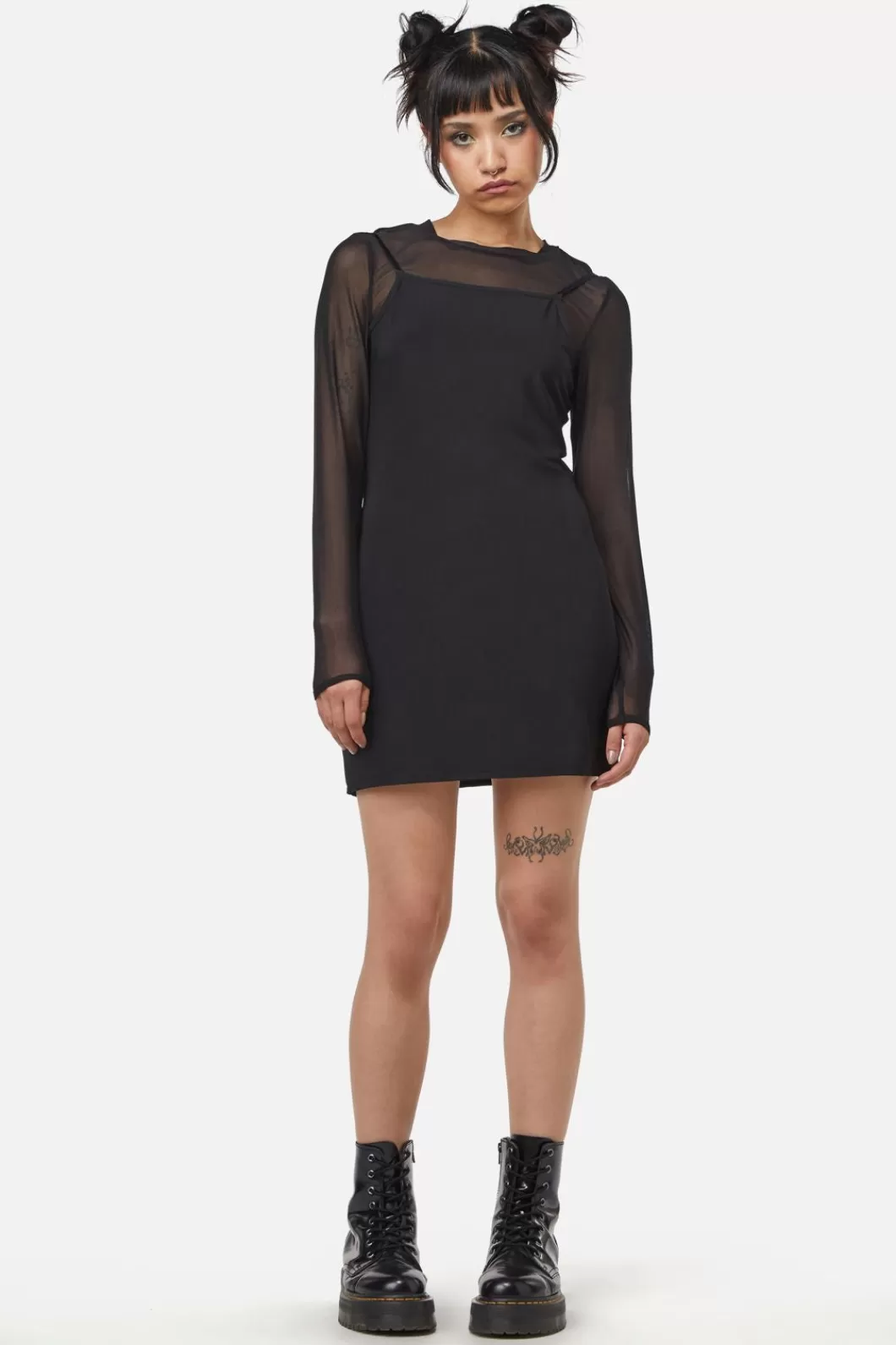 Dresses & Pinafores<Dangerfield Hottest B Mesh Dress