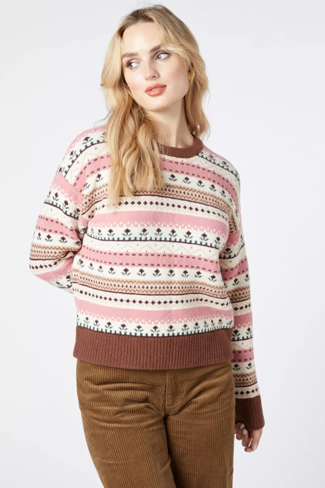 Knitwear & Cardis<Princess Highway Ida Fairisle Sweater