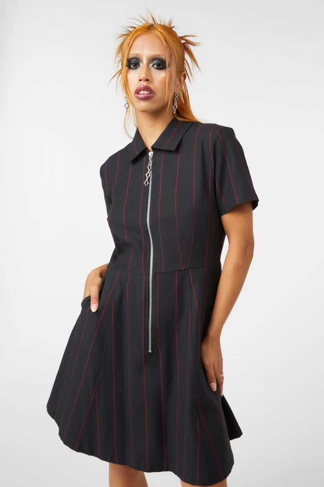 Dresses & Pinafores<Dangerfield Impossible Things Pin Stripe Dress