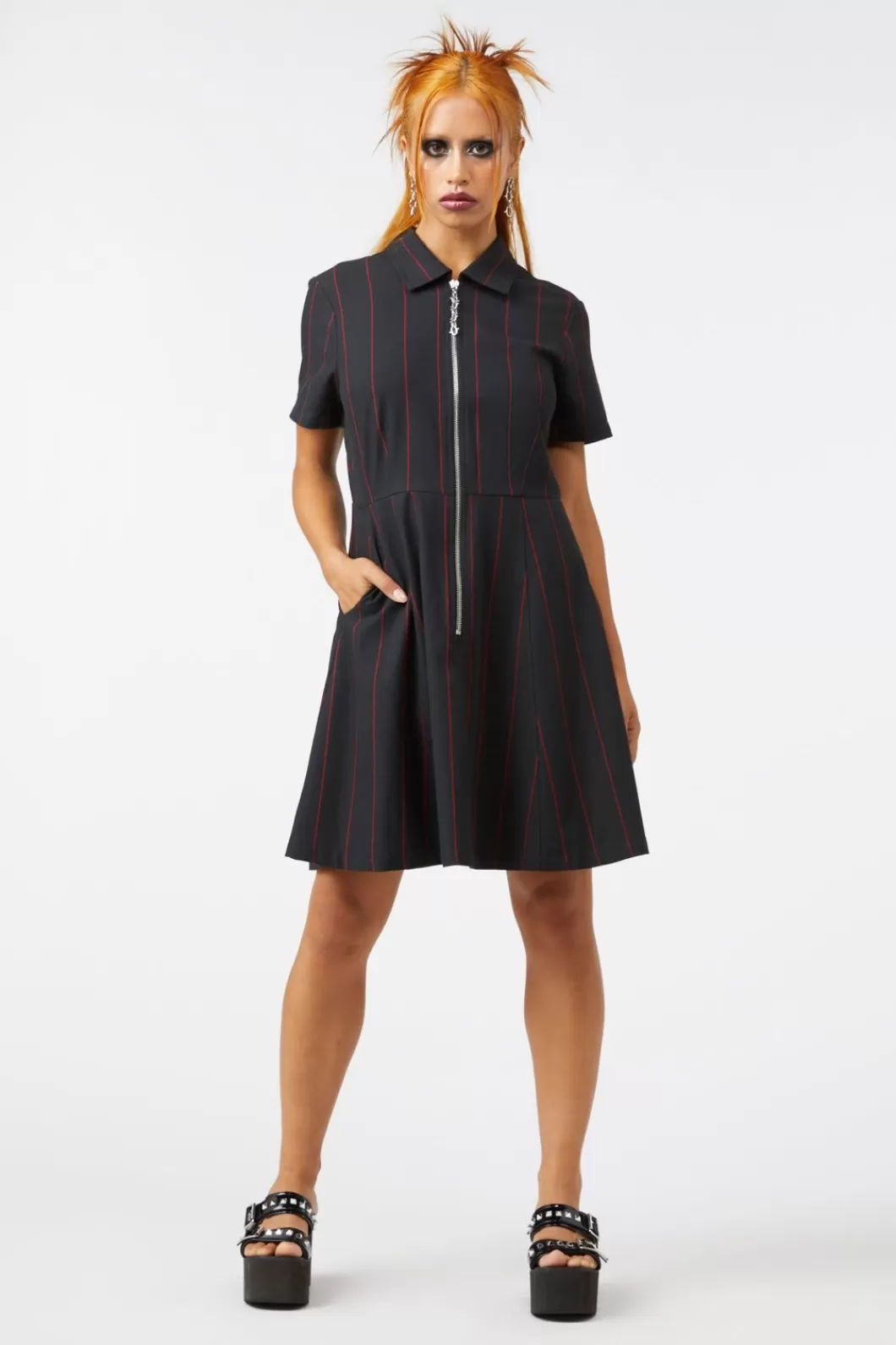 Dresses & Pinafores<Dangerfield Impossible Things Pin Stripe Dress