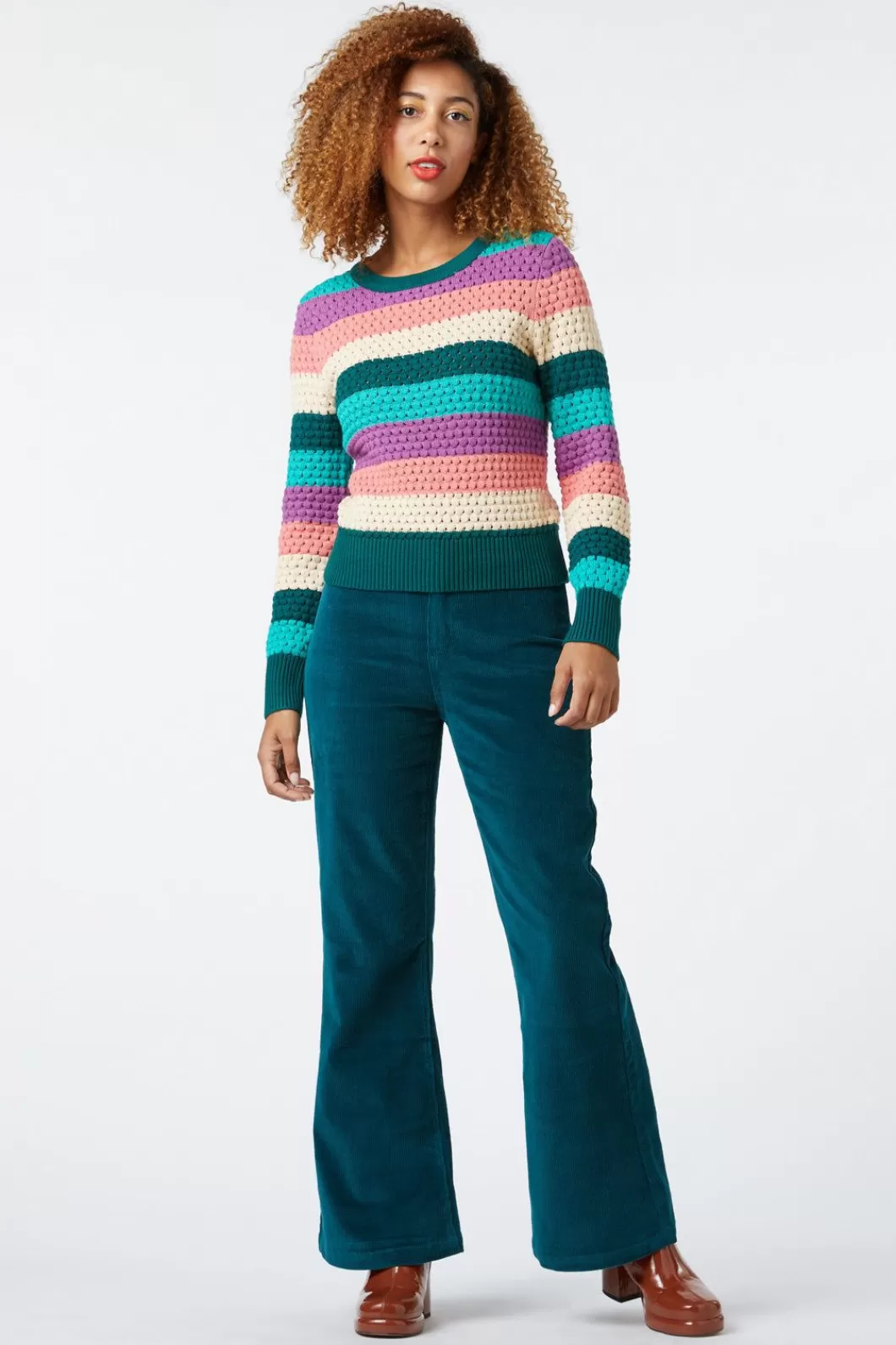 Knitwear & Cardis<Princess Highway Indie Stripe Knit Sweater