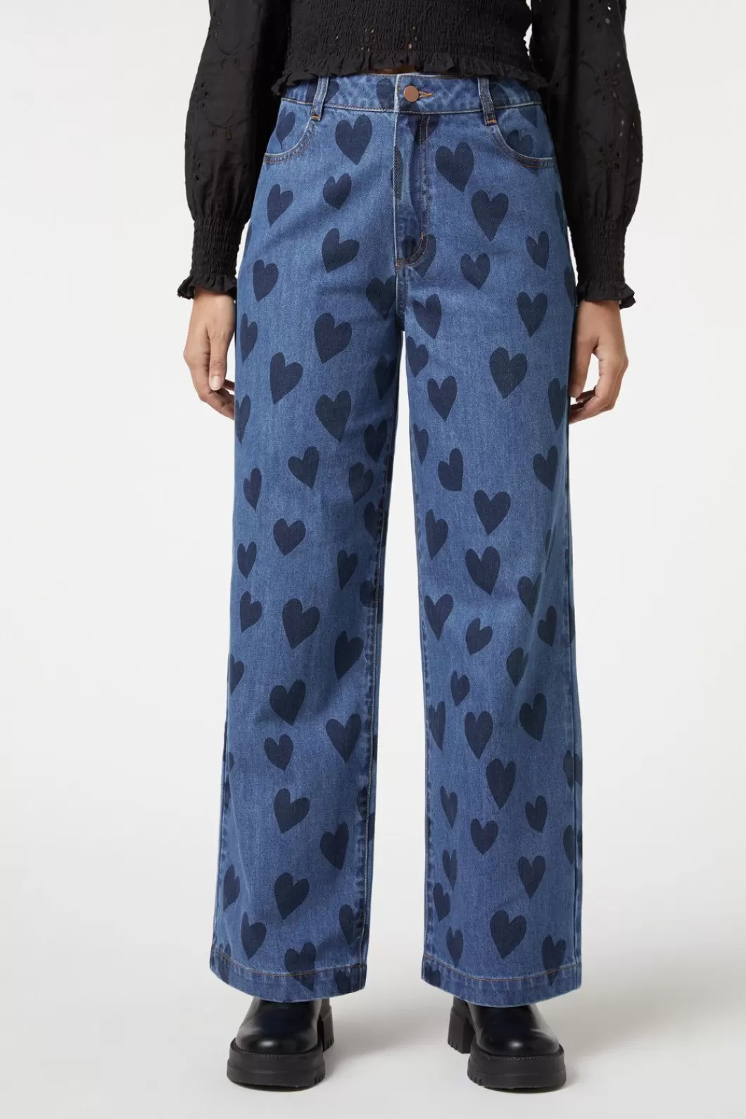 Pants & Jumpsuits<Princess Highway Indigo Hearts Jean