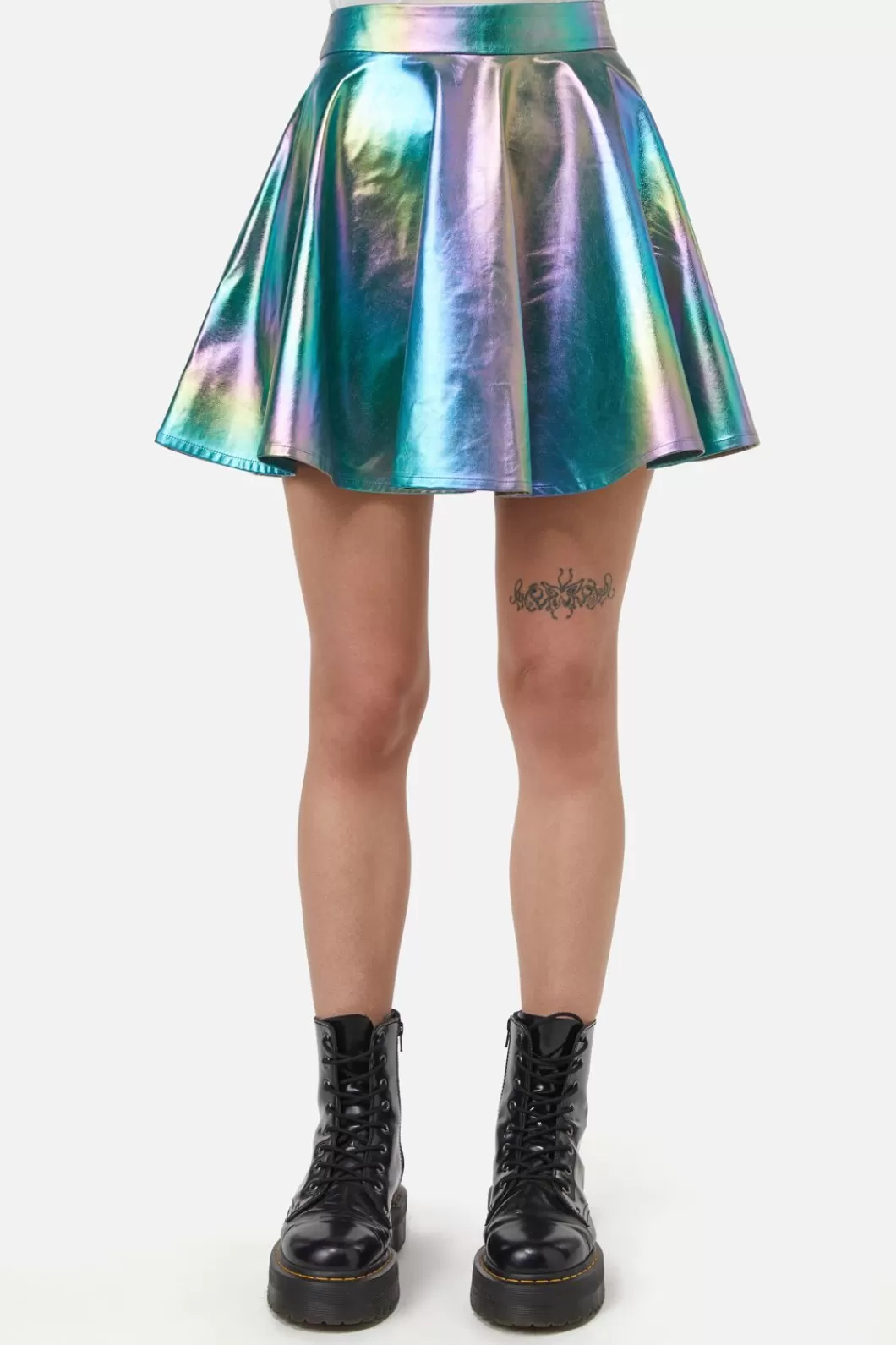 Skirts & Skorts<Dangerfield Infrared Pu Circle Skirt