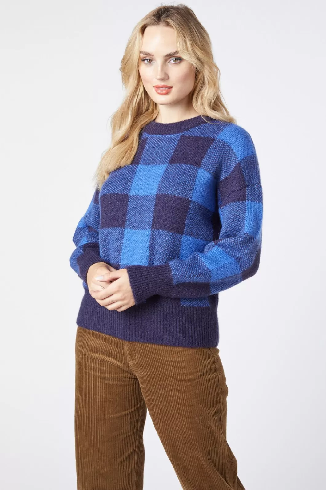 Knitwear & Cardis<Princess Highway Ivy Check Jumper