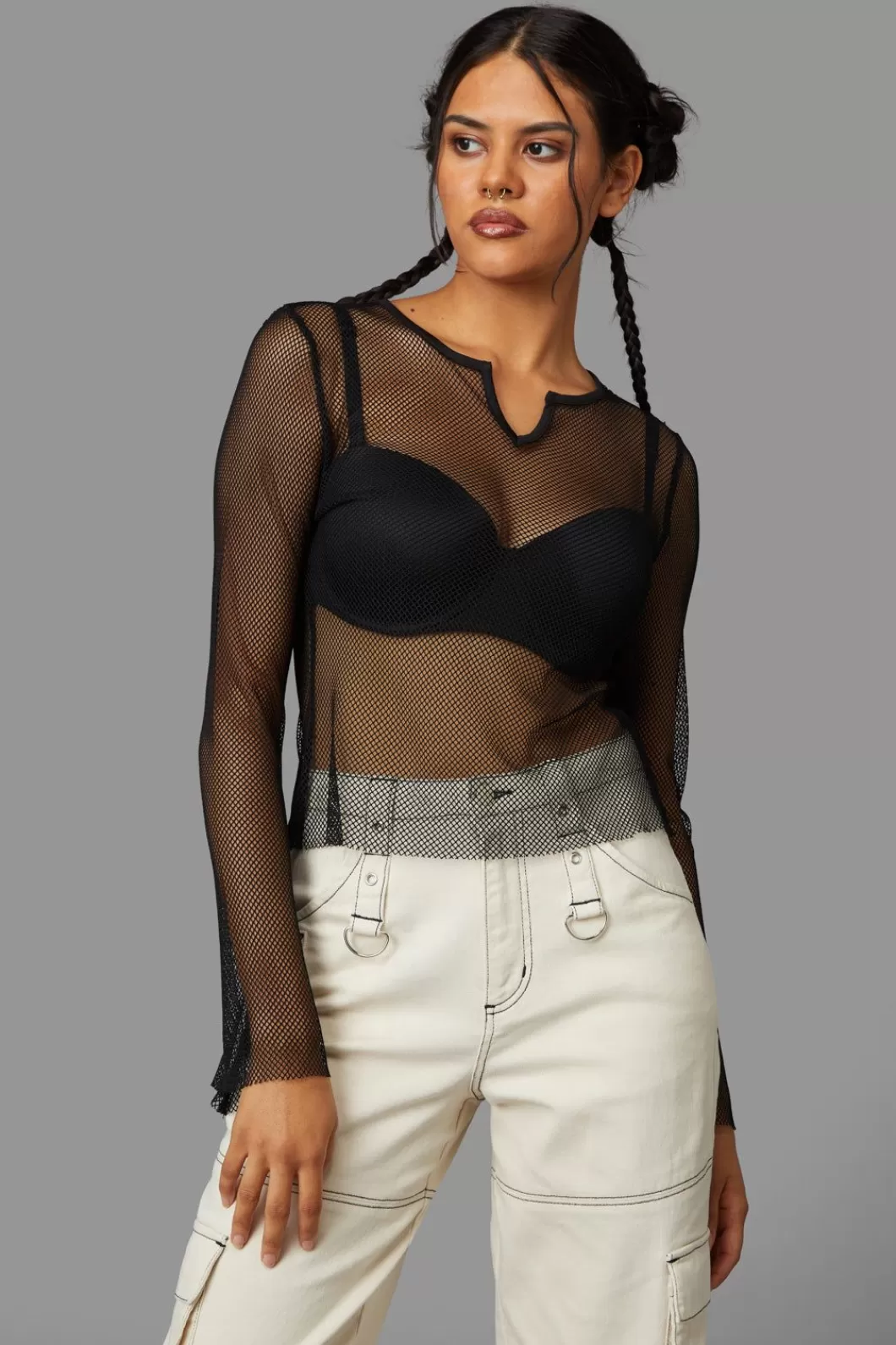 Blouses & Tops<Black Friday Jenna Mesh Top