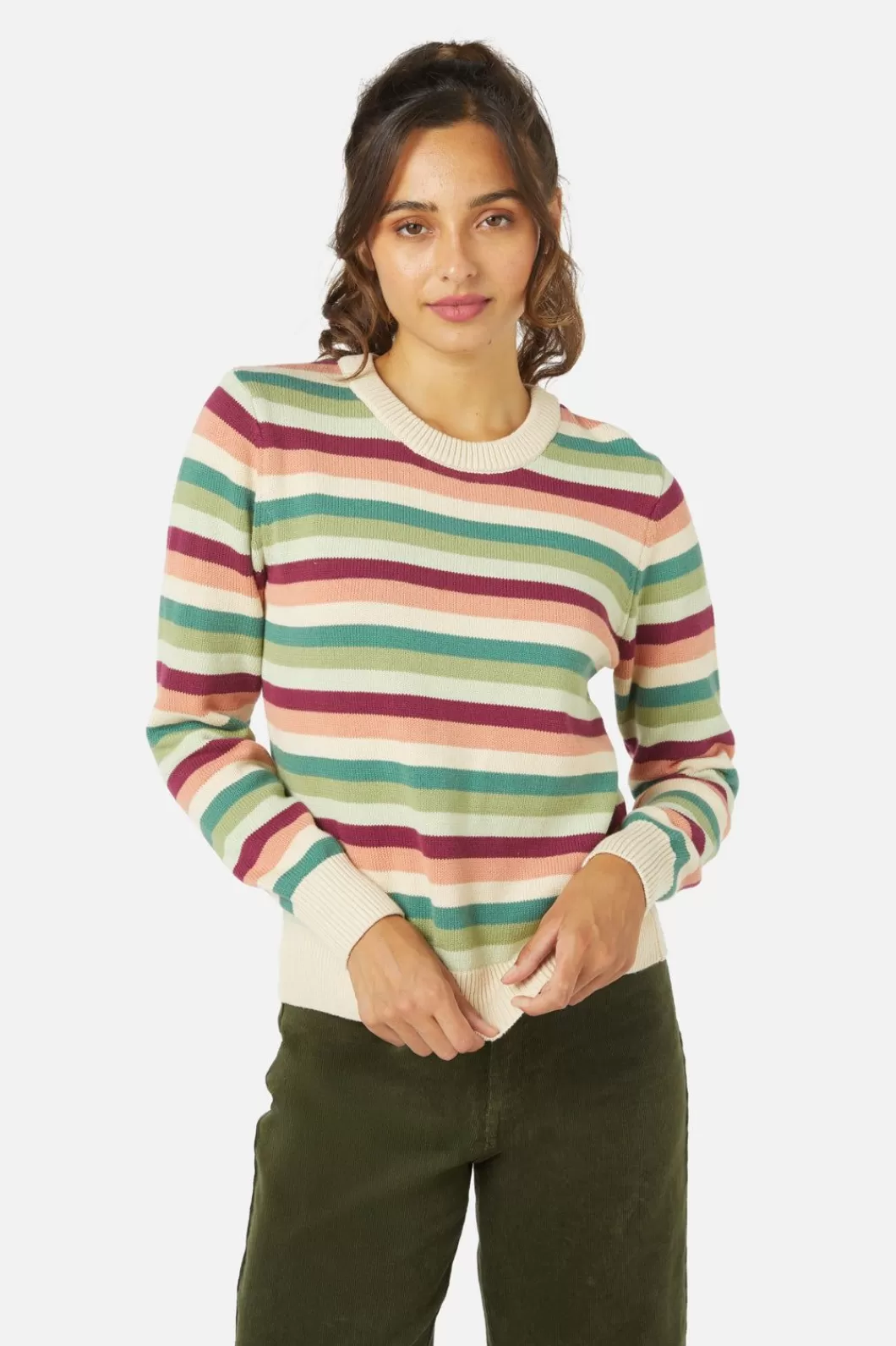 Knitwear & Cardis<Princess Highway Joy Stripe Sweater