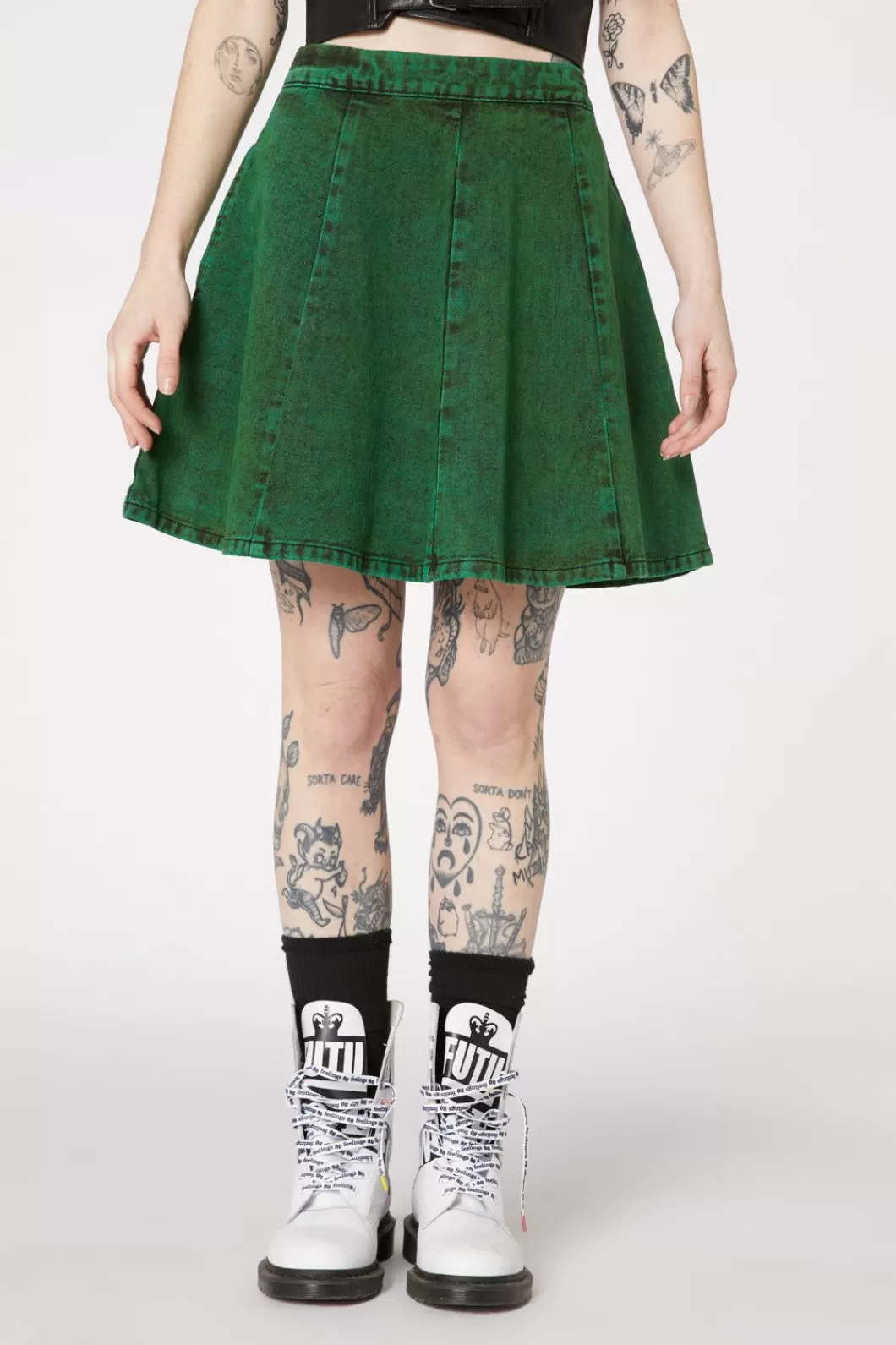 Skirts & Skorts<Dangerfield Joyride Acid Wash Mini Skirt