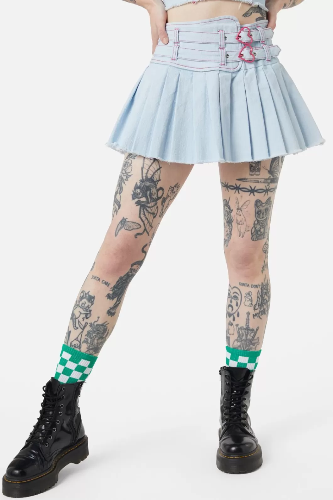 Skirts & Skorts<Dangerfield Kewties Buckle Mini Skort