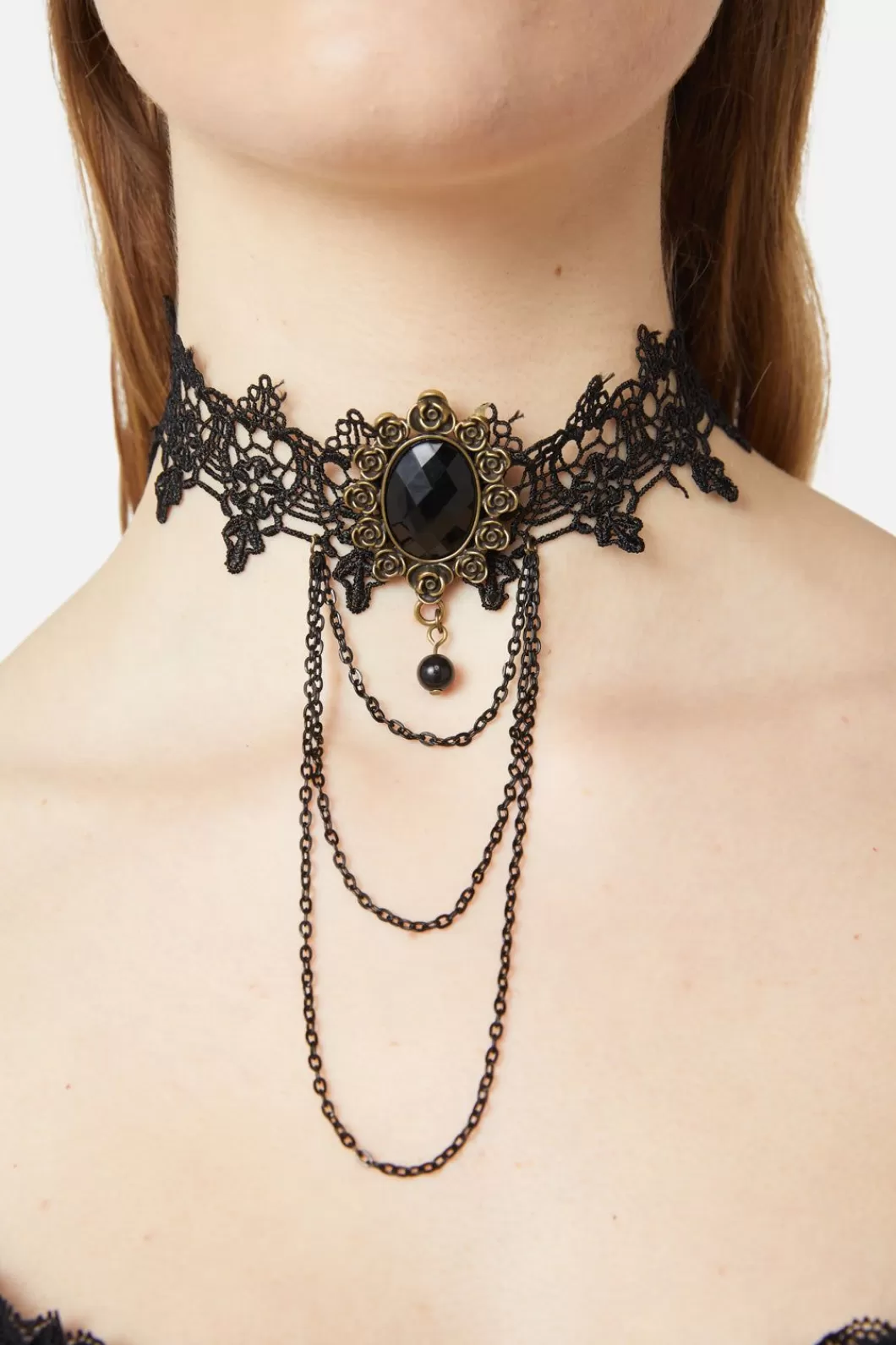 Jewellery<Dangerfield Lace Chain Choker