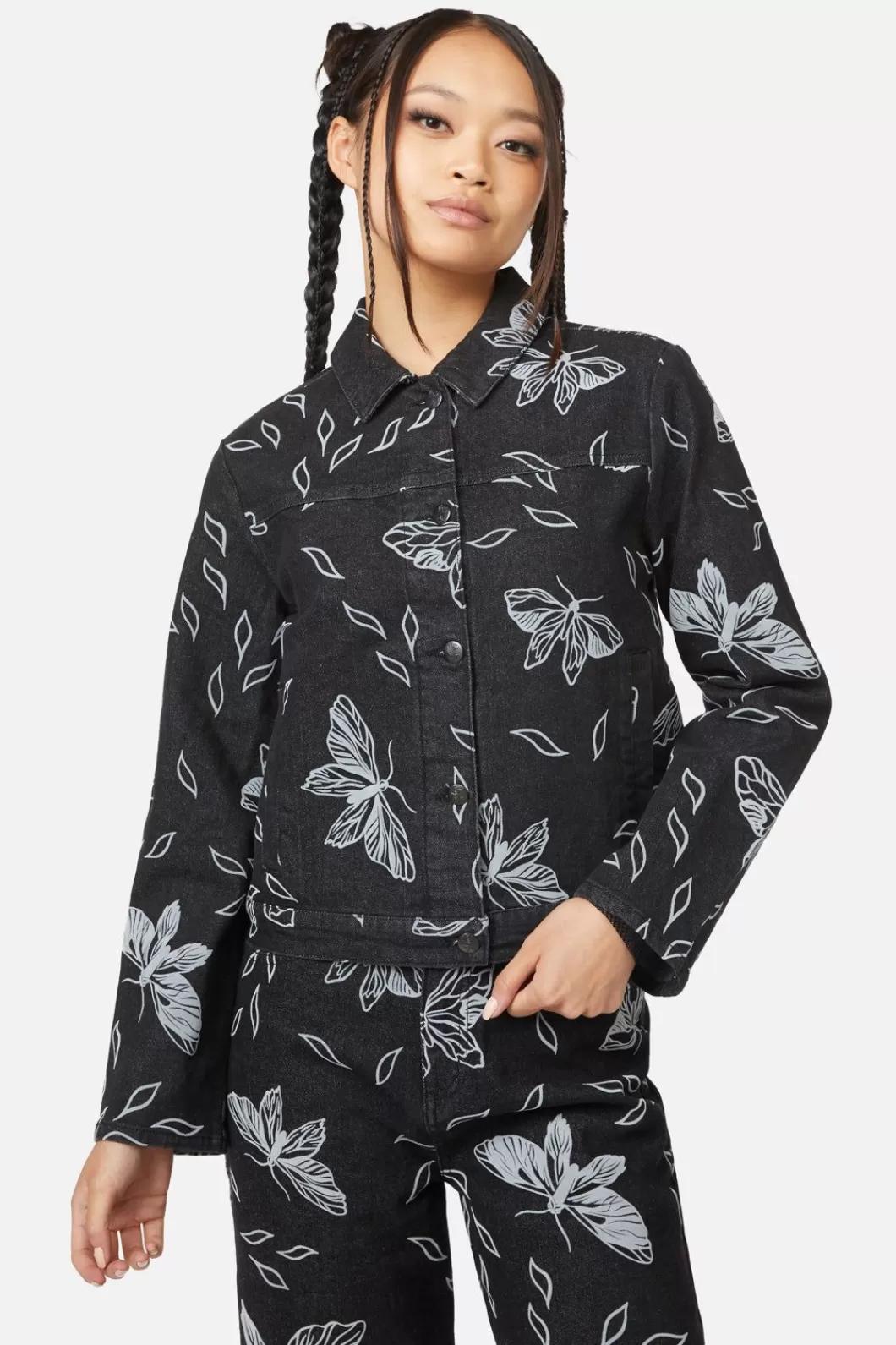 Jackets & Coats<Black Friday Larvae Flocked Jacket