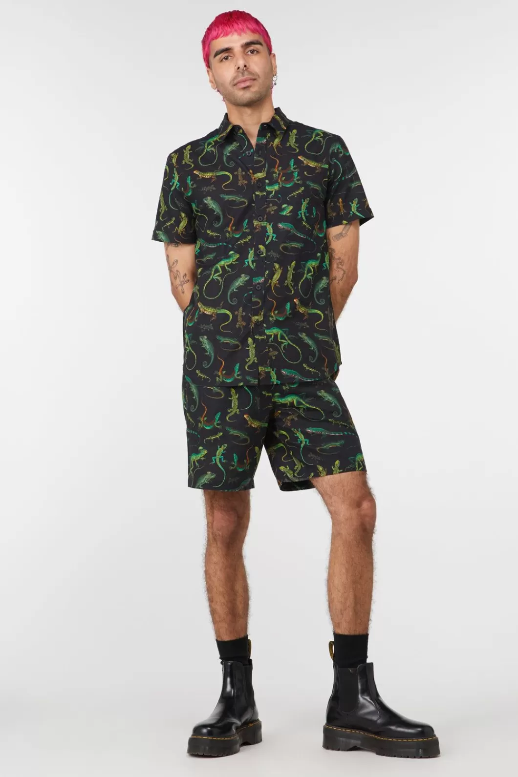 Pants & Shorts<Dangerfield Lizard Fam Printed Trunk