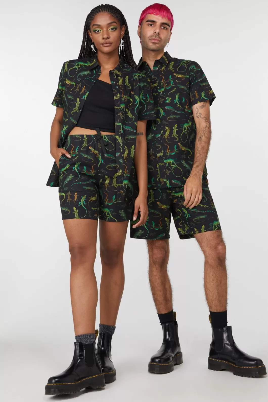 Pants & Shorts<Dangerfield Lizard Fam Printed Trunk