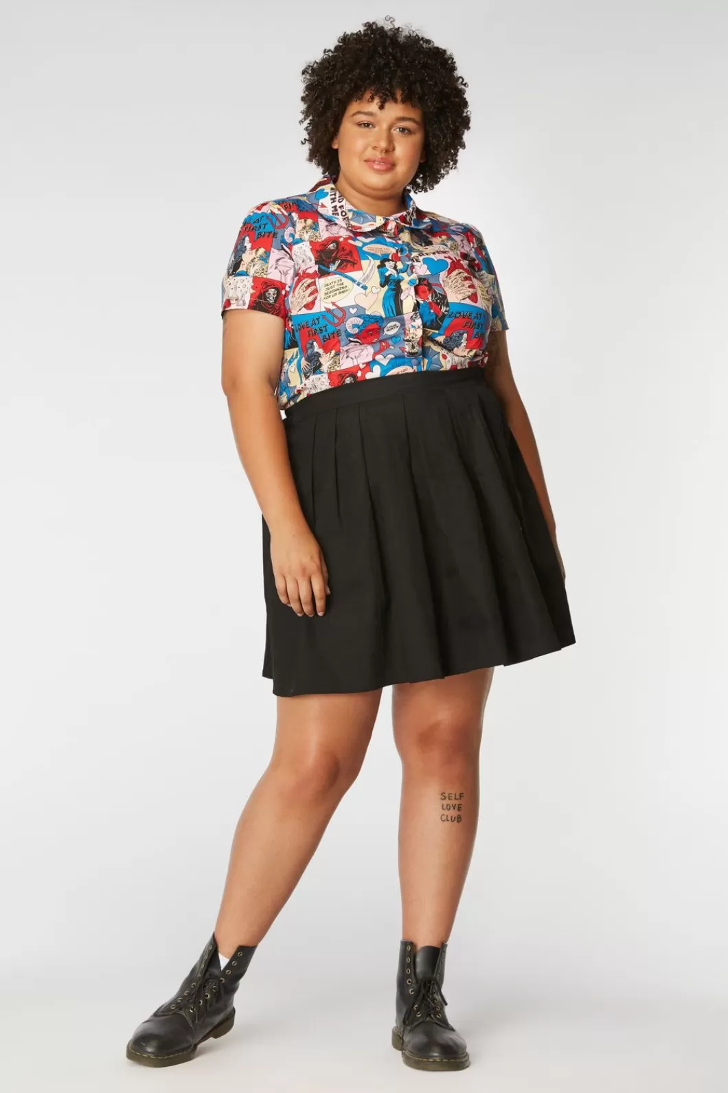 Curve Tops & Blouses<Black Friday Love At First Bite Blouse Curve