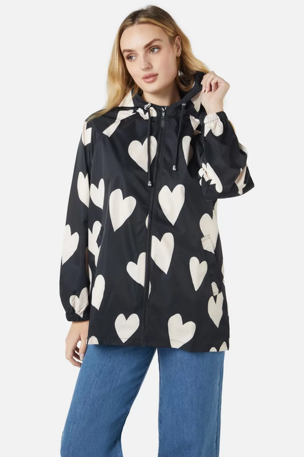 Jackets & Coats<Princess Highway Love Hearts Raincoat