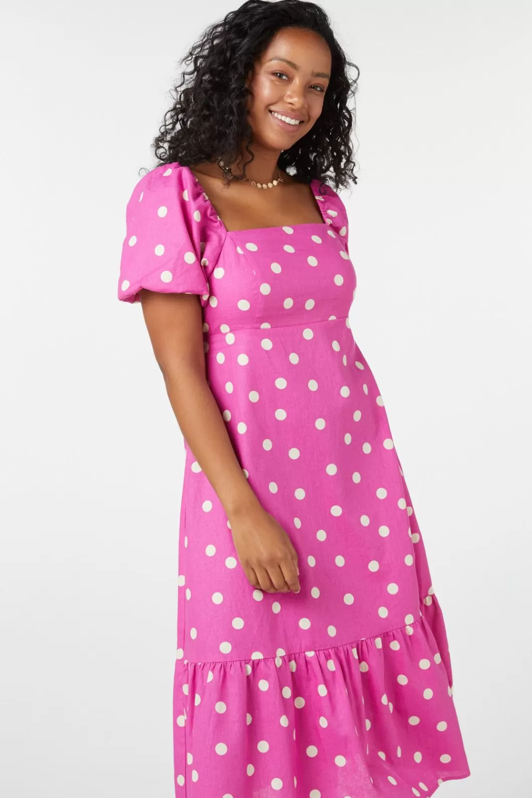 Dresses & Pinafores<Princess Highway Lucy Polka Dot Midi Dress