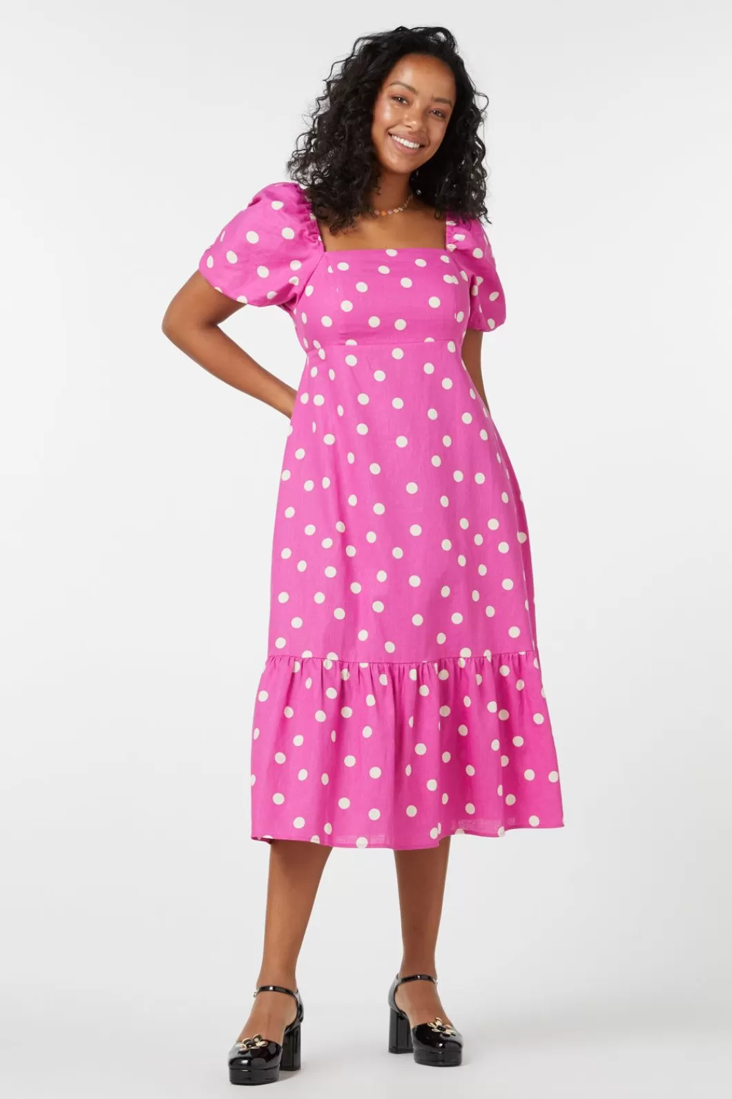 Dresses & Pinafores<Princess Highway Lucy Polka Dot Midi Dress