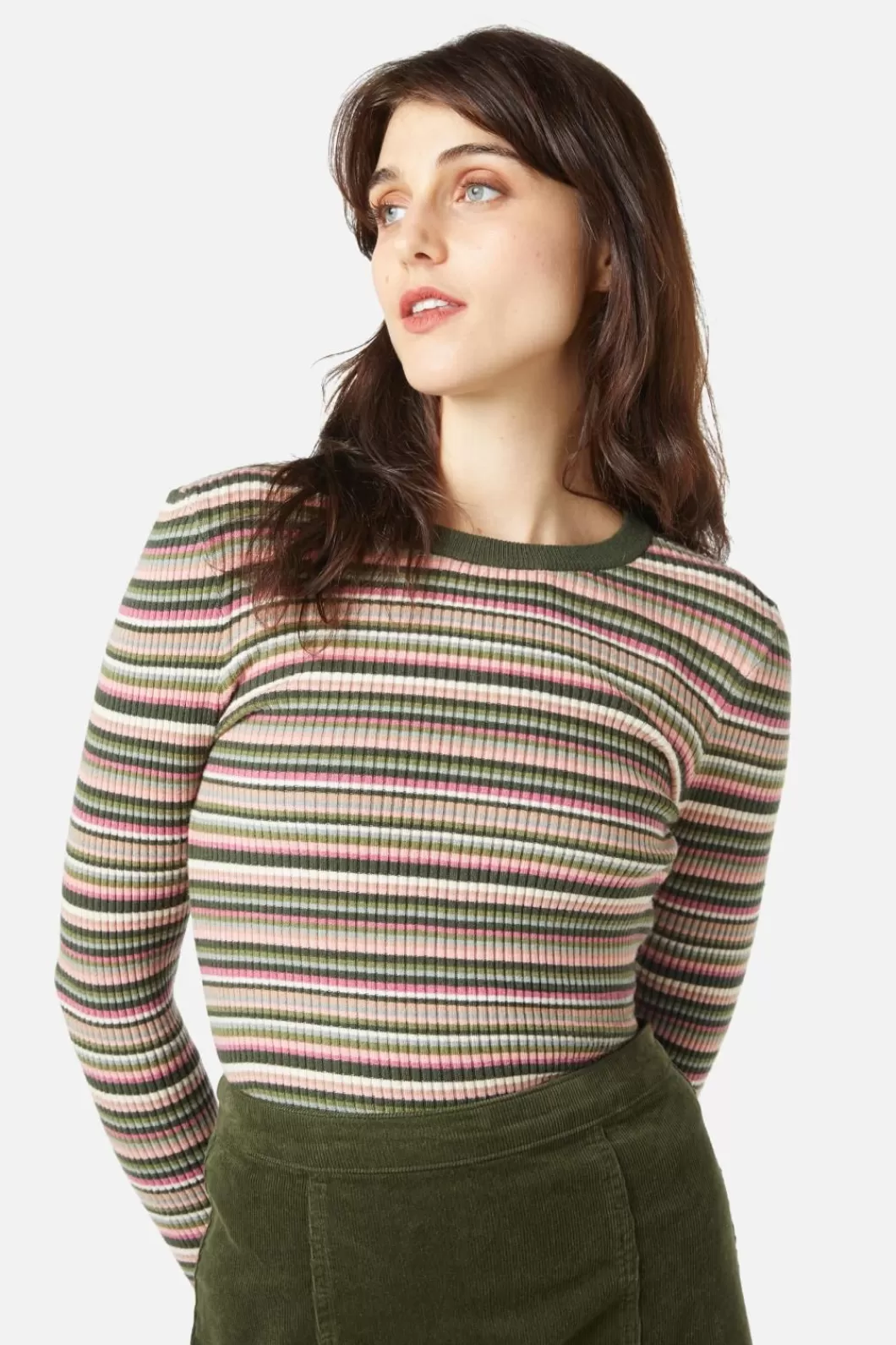 Knitwear & Cardis<Princess Highway Lucy Stripe Knit Top