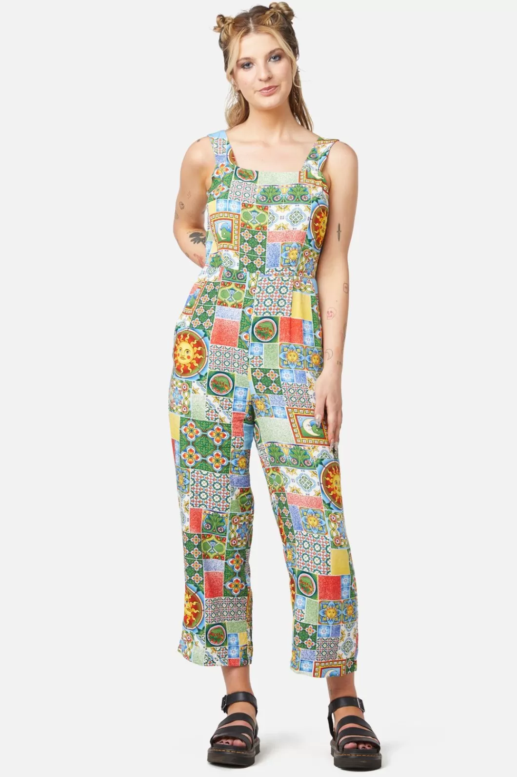 Pants & Jumpsuits<Dangerfield Majolica Viscose Jumpsuit