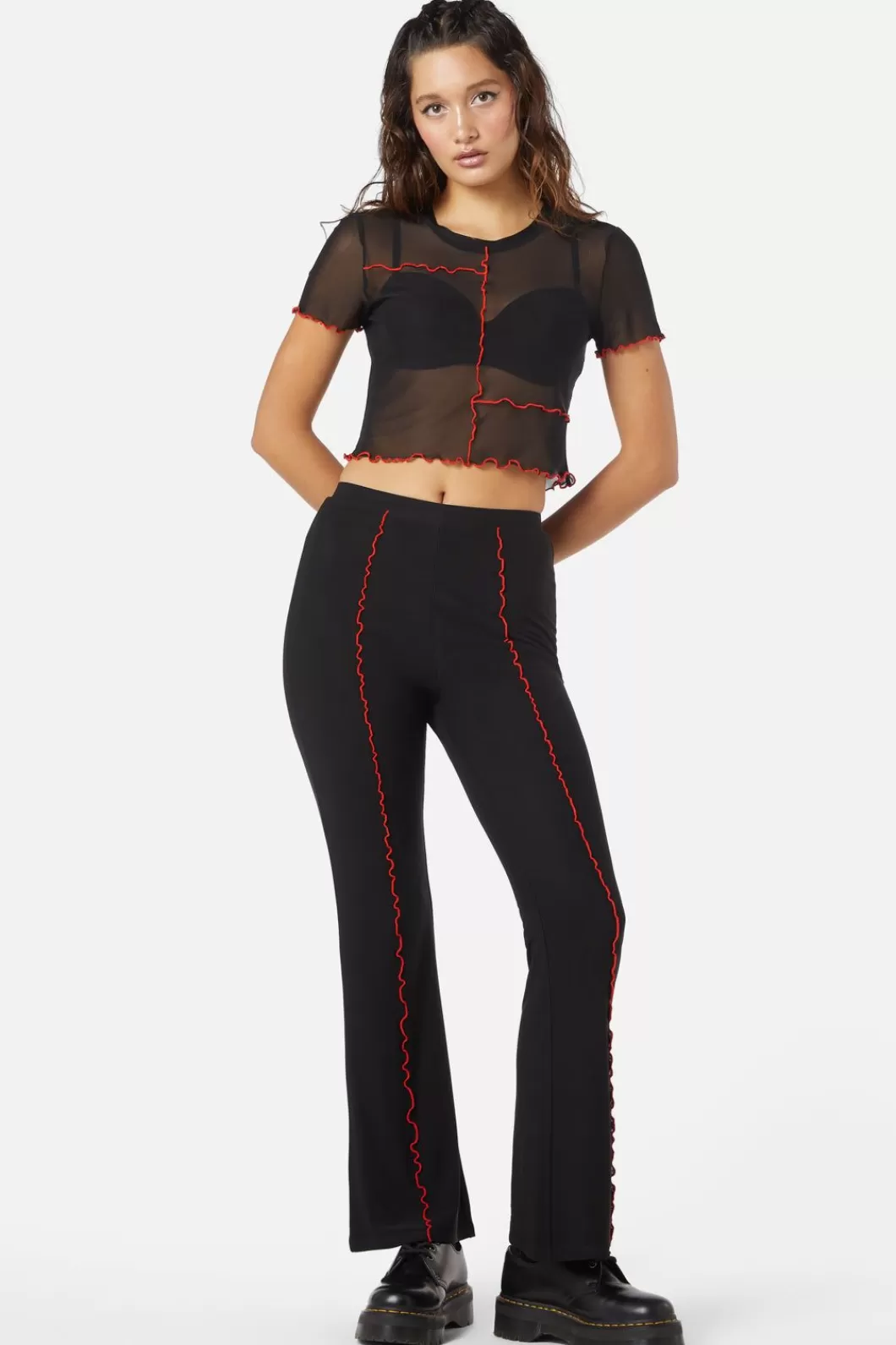 Pants & Jumpsuits<Dangerfield Manic Mesh Babylock Pants