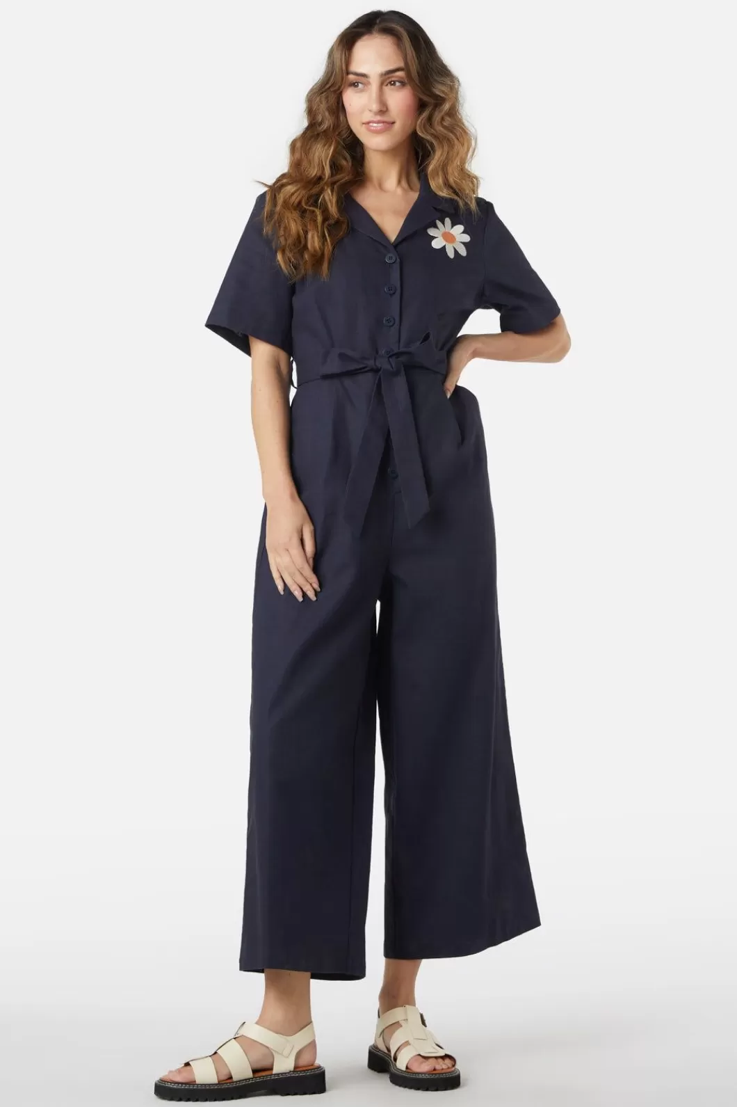 Pants & Jumpsuits<Princess Highway Margo Daisy Emb Jumpsuit