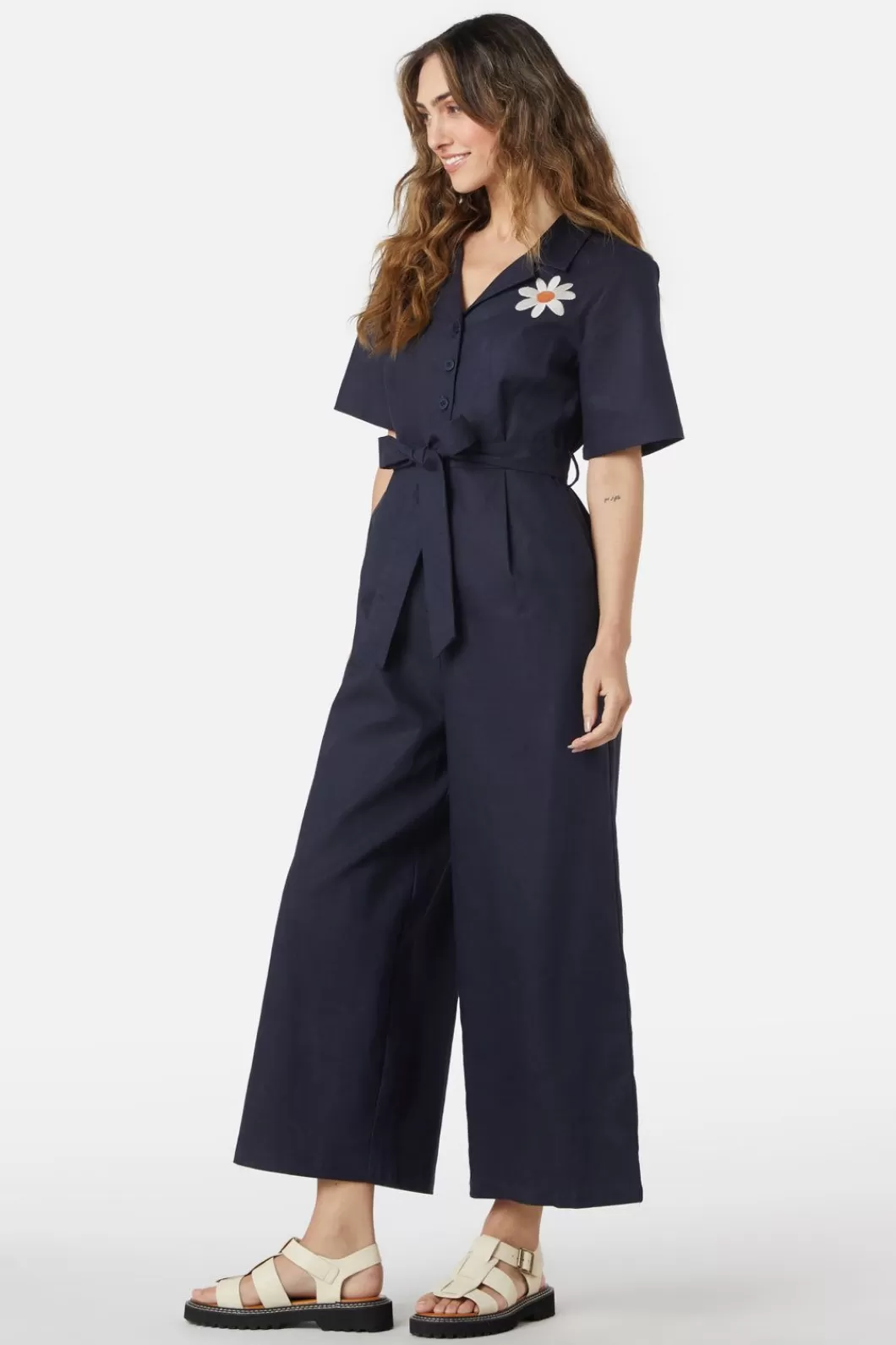 Pants & Jumpsuits<Princess Highway Margo Daisy Emb Jumpsuit