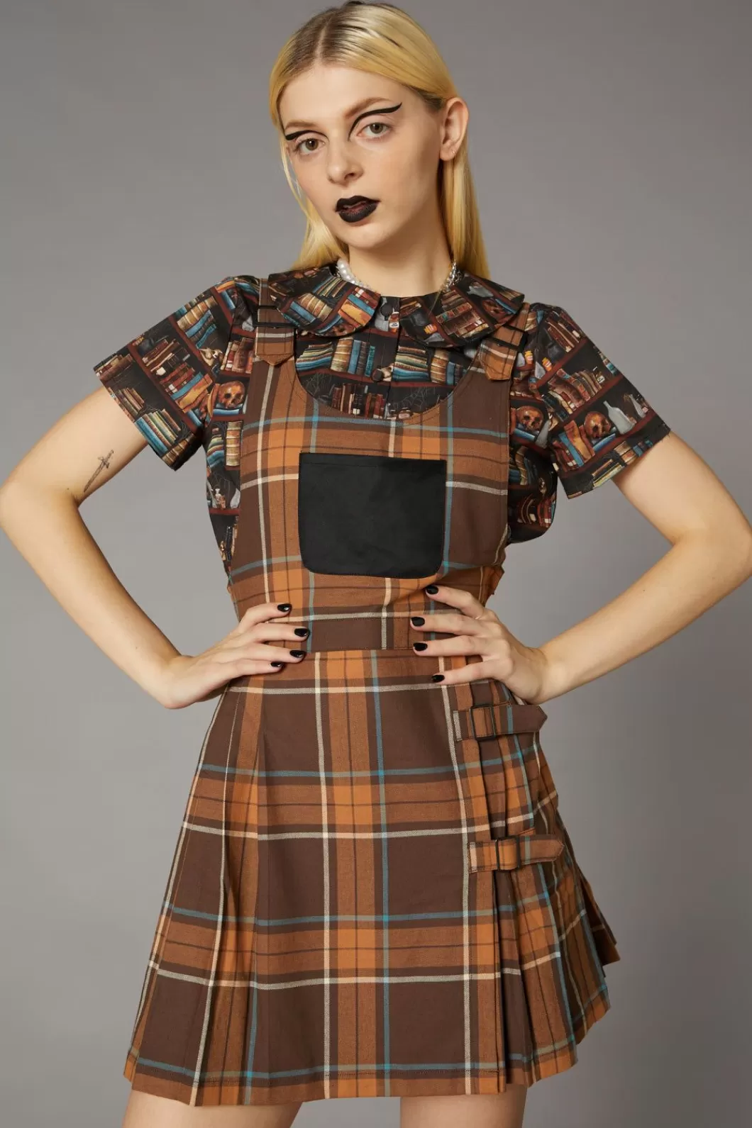 Dresses & Pinafores<Black Friday Mary Tartan Pinafore