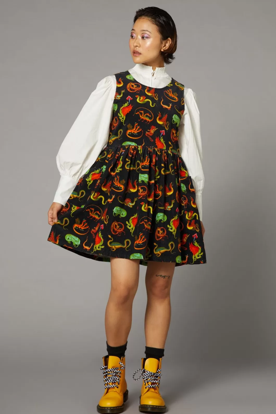 Dresses & Pinafores<Black Friday Medieval Dragon Pinafore