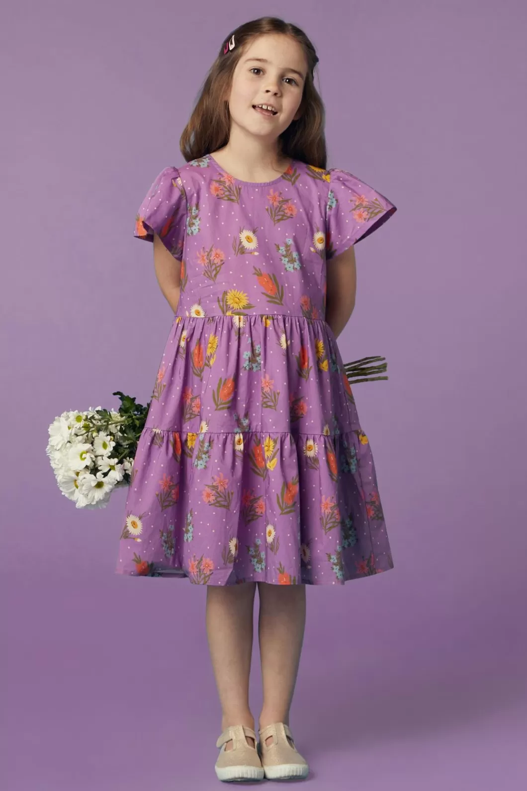 Dresses & Pinafores<Princess Highway Kids Mia Floral Kids Dress