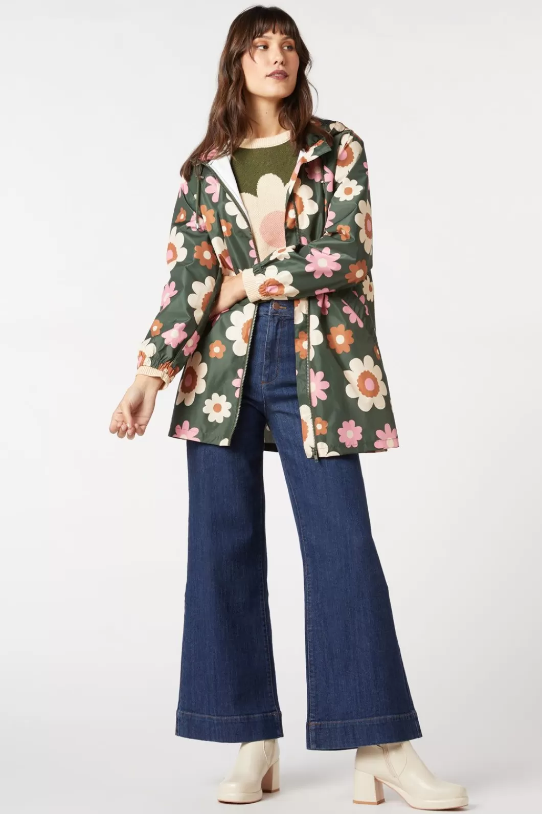 Jackets & Coats<Princess Highway Miss 60S Flower Raincoat