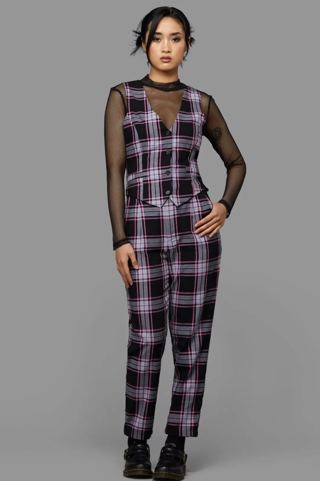 Blouses & Tops<Black Friday Myrtle Tartan Vest