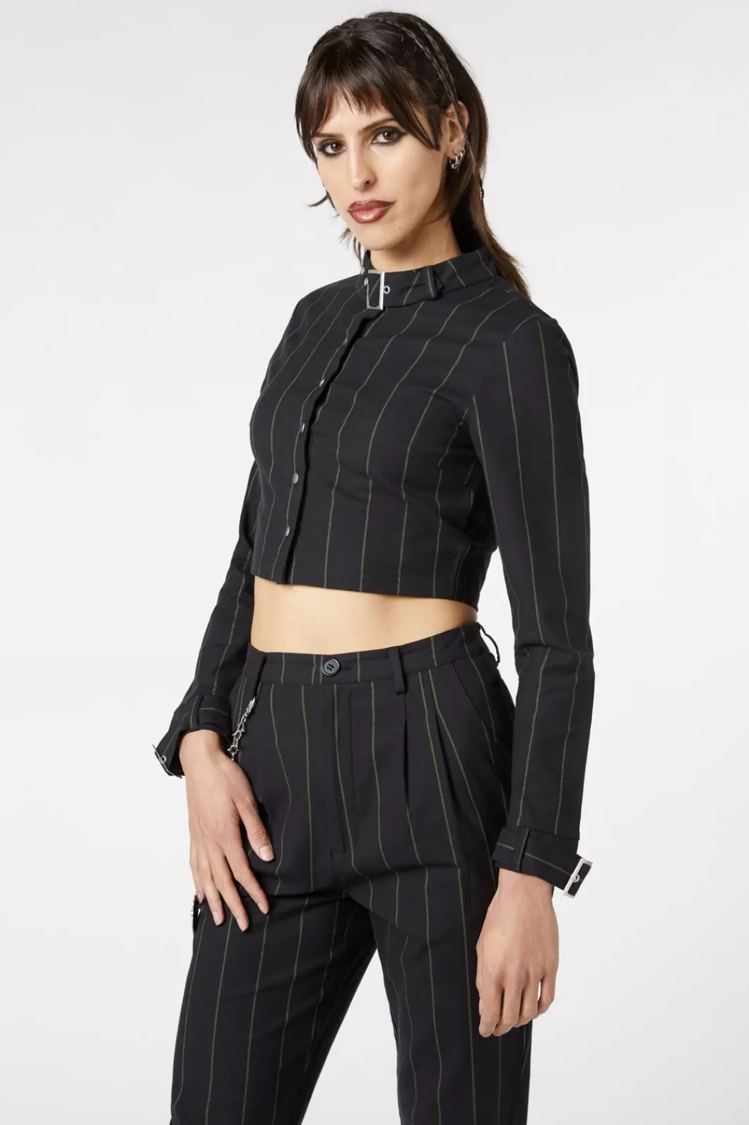 Blouses & Tops<Dangerfield Mystery Pinstripe Blouse