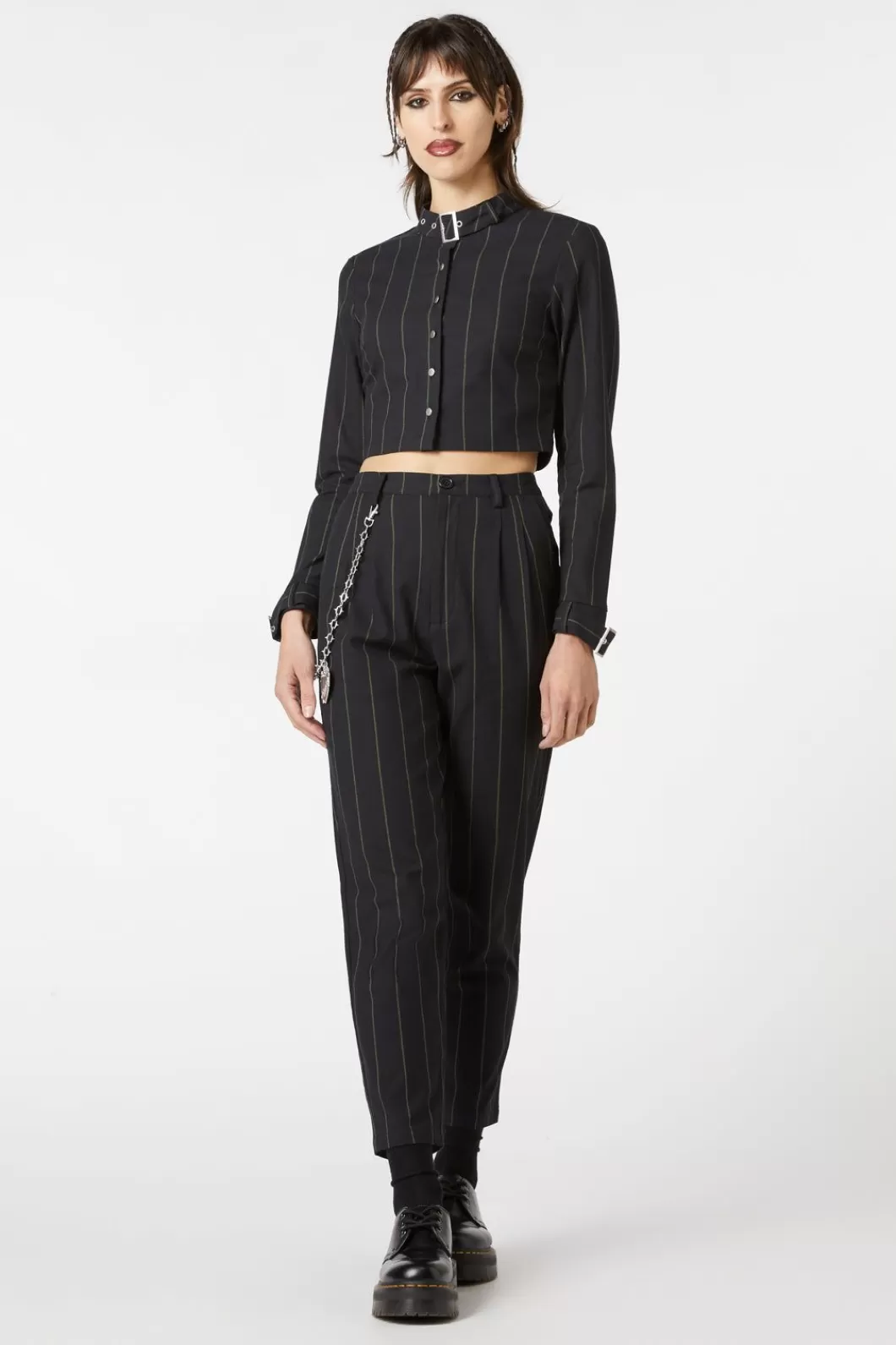 Blouses & Tops<Dangerfield Mystery Pinstripe Blouse