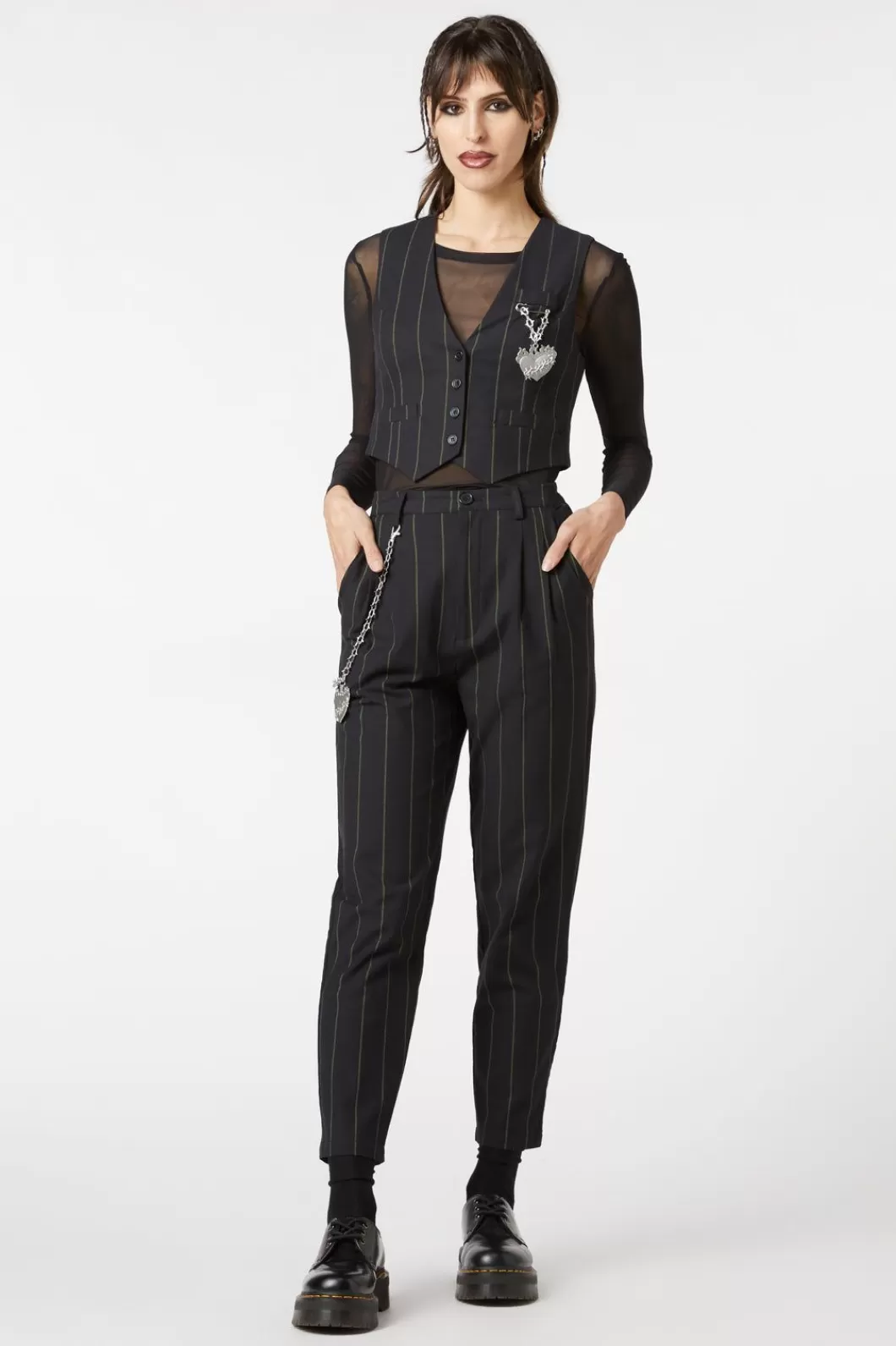 Jackets & Coats<Dangerfield Mystery Pinstripe Vest