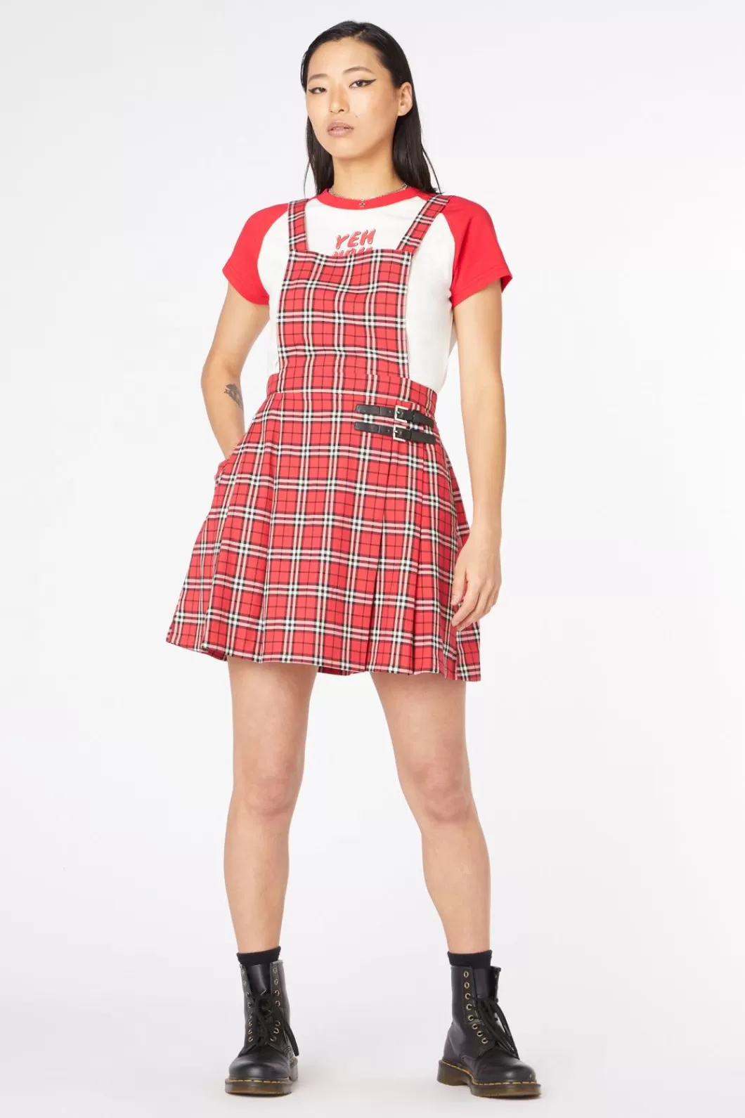 Dresses & Pinafores<Dangerfield Nah Tartan Buckle Pinafore