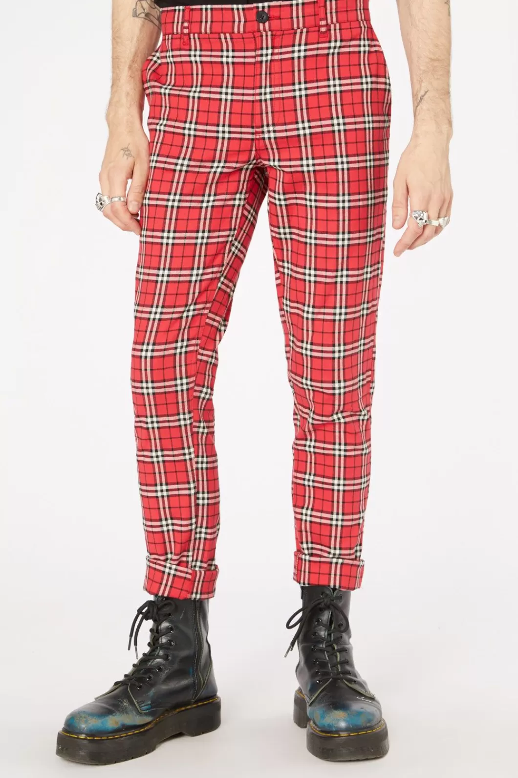 Pants & Shorts<Dangerfield Nah Tartan Cotton Twill Pant