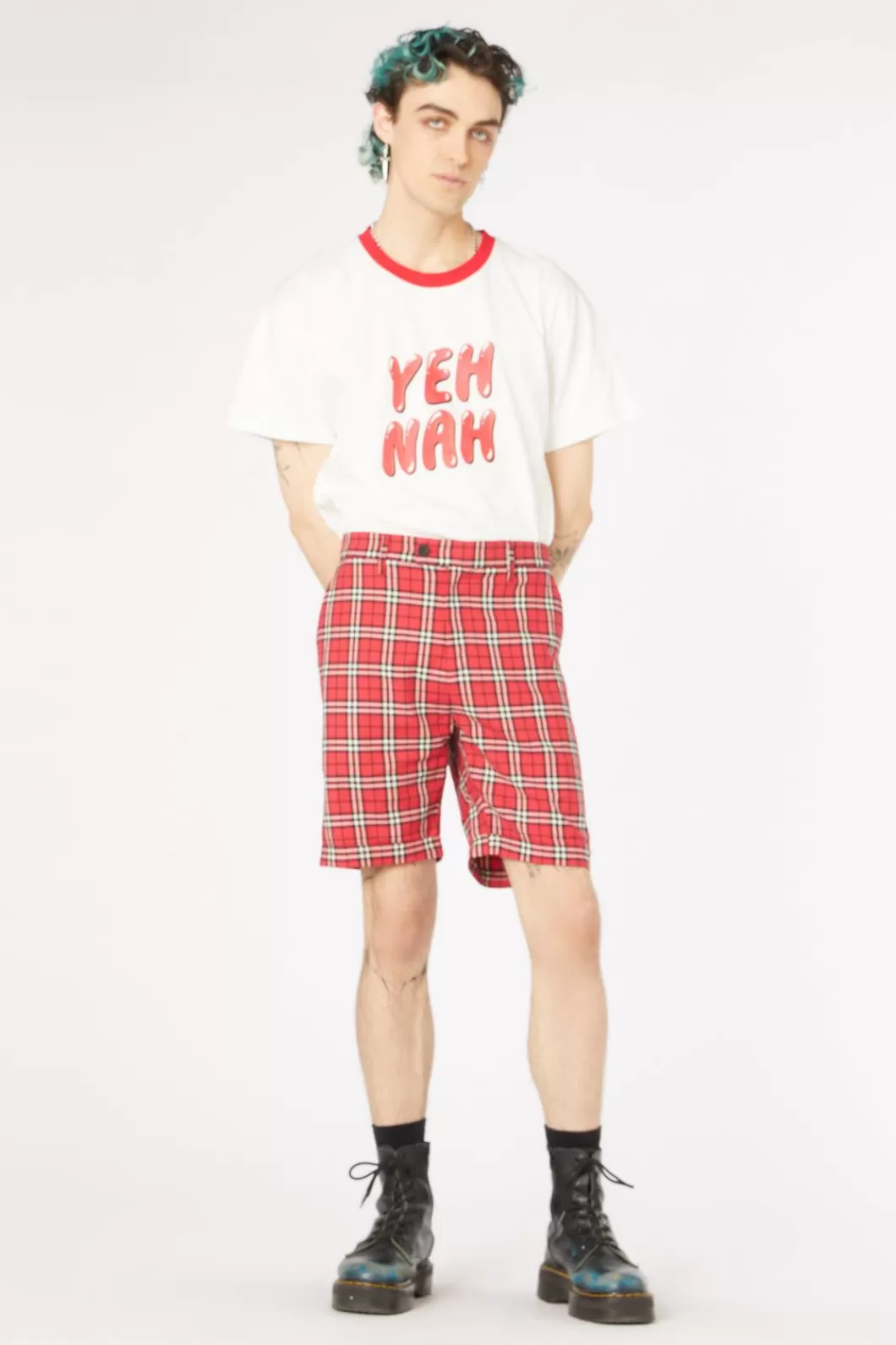 Pants & Shorts<Dangerfield Nah Tartan Twill Short