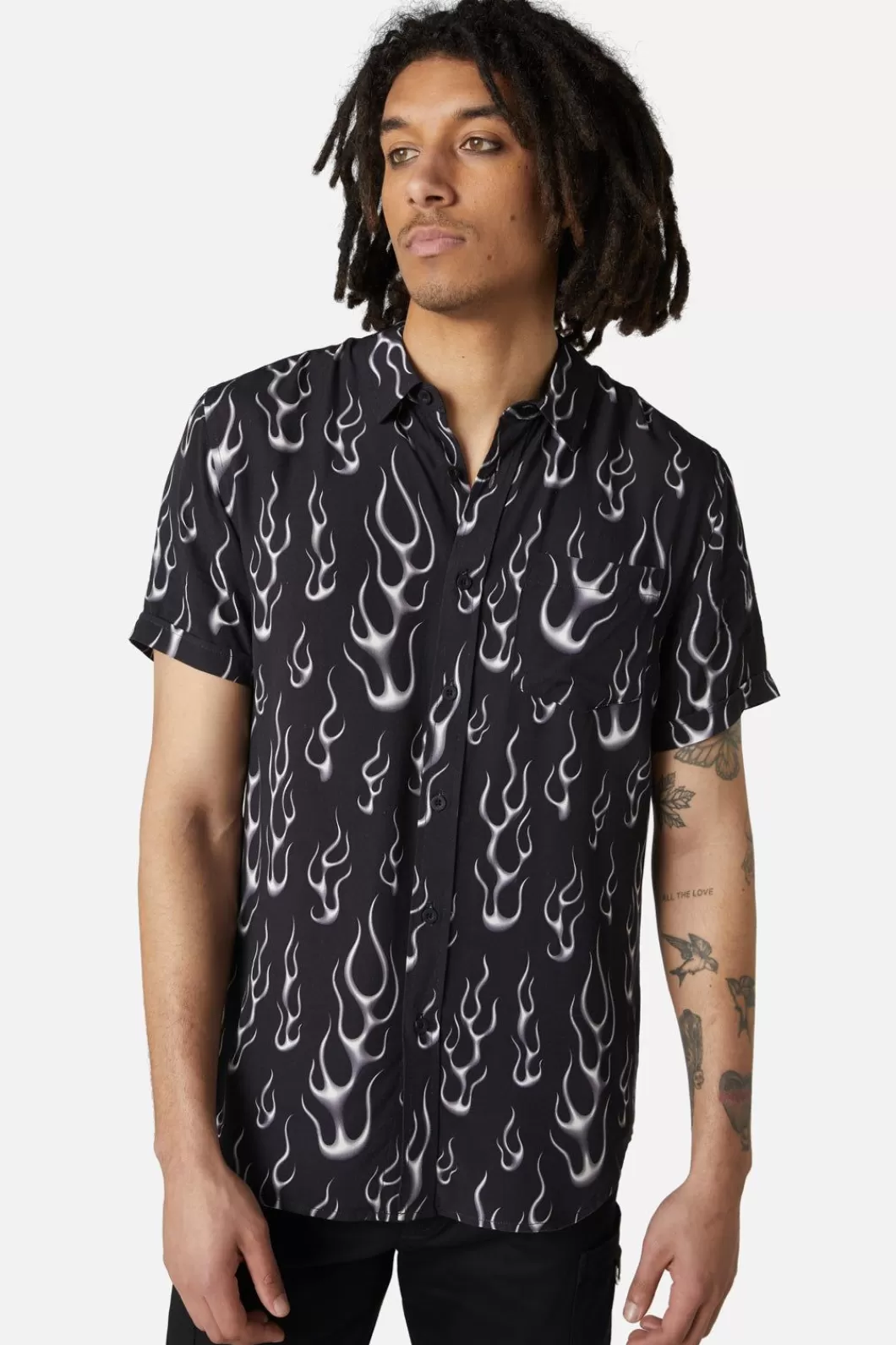 Shirts & Tees<Dangerfield Naked Flame Short Sleeve Shirt