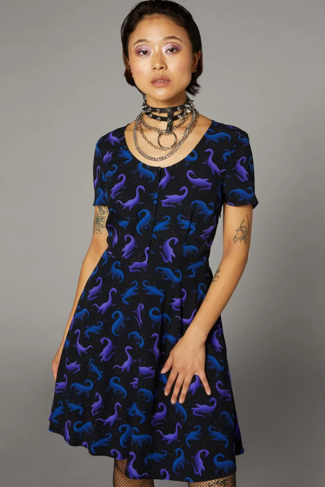 Dresses & Pinafores<Black Friday Nessie Print Dress