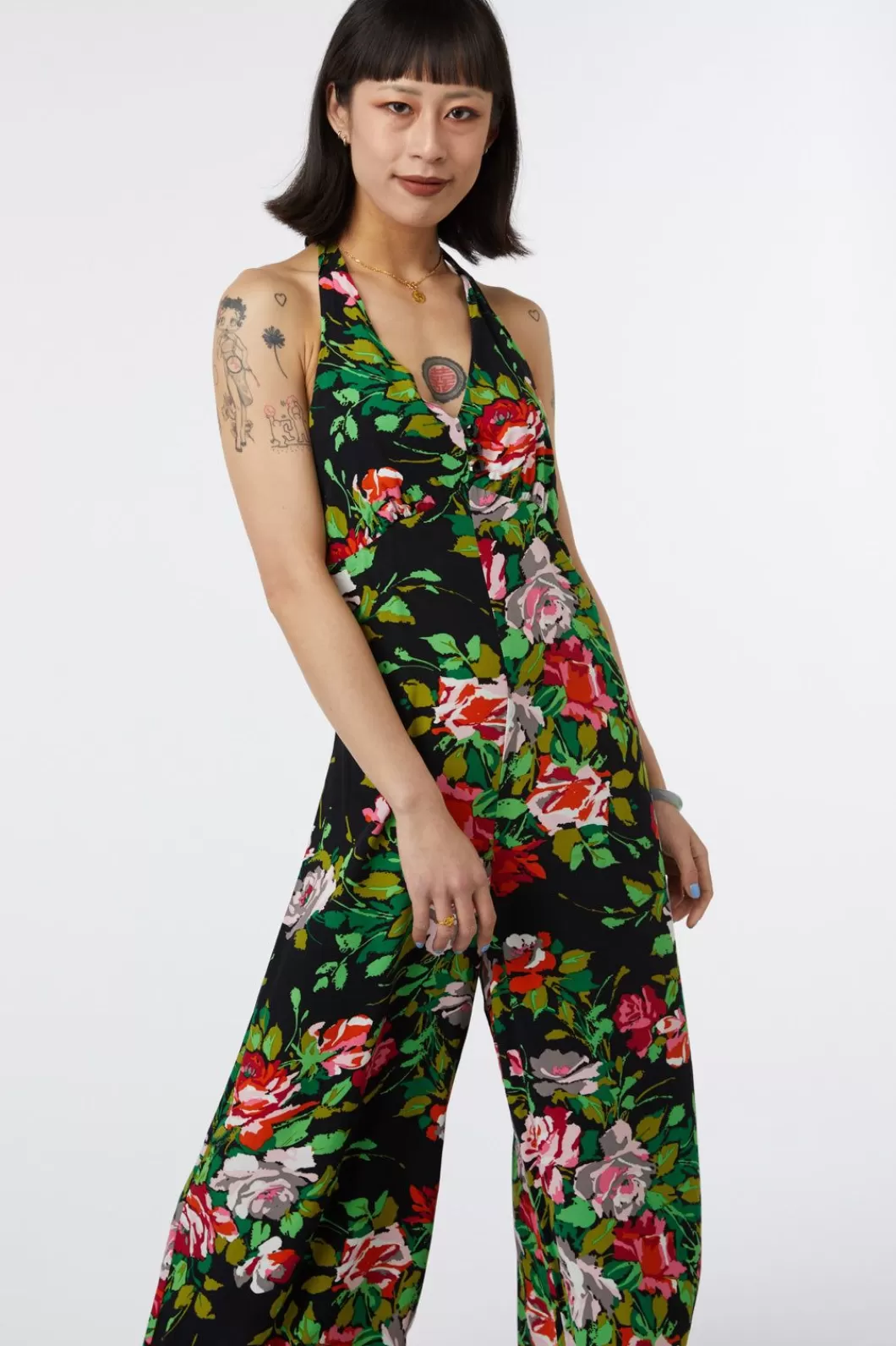 Dresses & Pinafores<Revival Nocturne Florals Jumpsuit