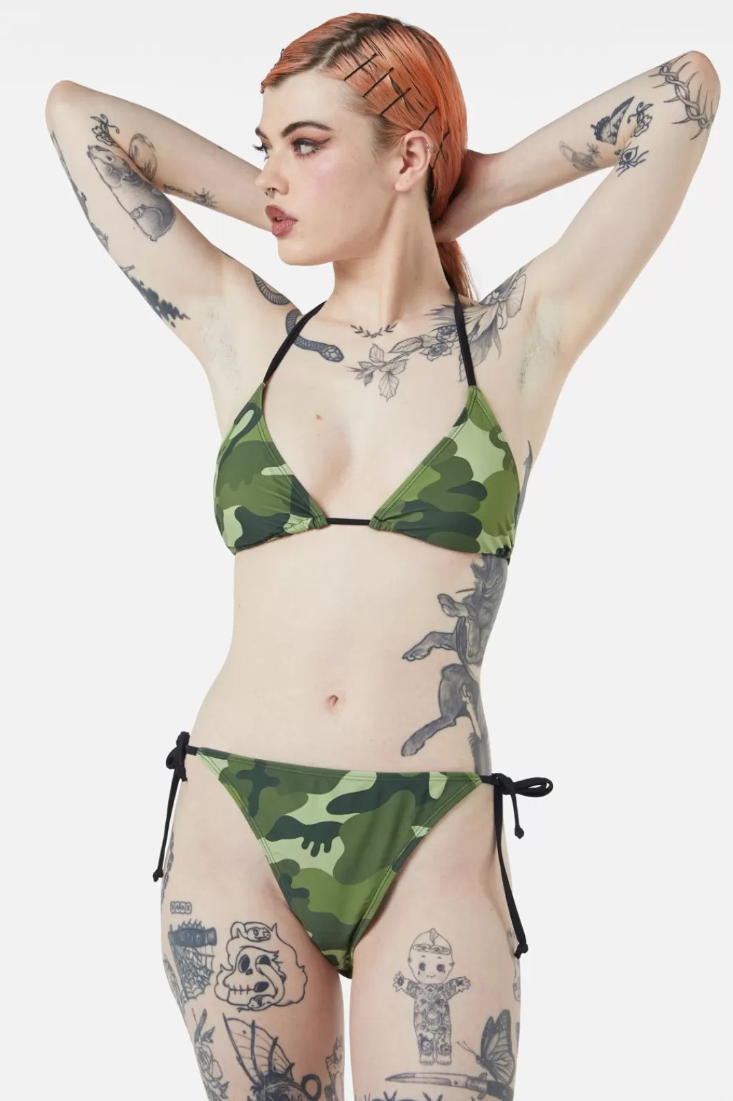 Swimwear<Dangerfield Nook Of The Garden Camo Bikini Bottom