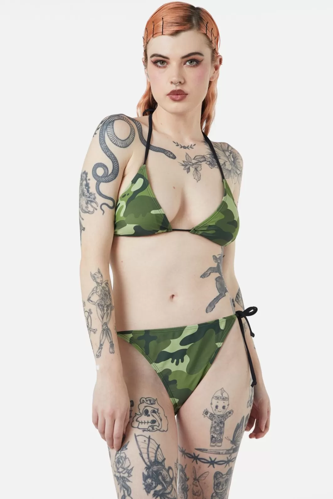 Swimwear<Dangerfield Nook Of The Garden Camo Bikini Bottom