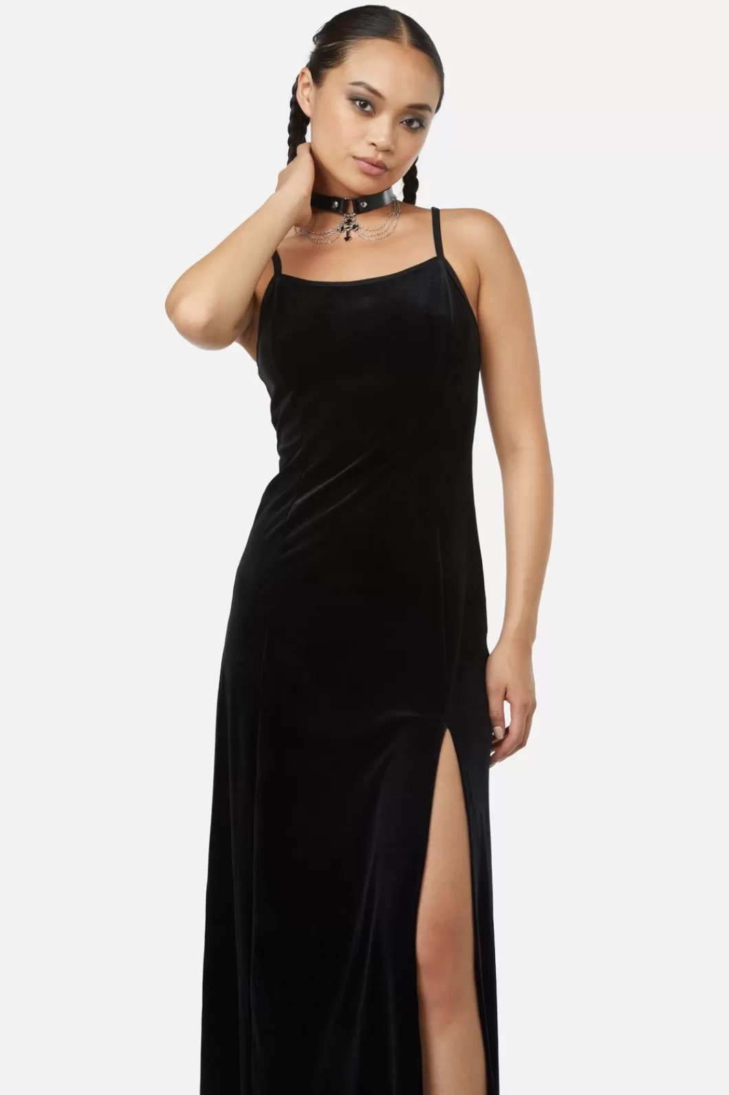 Dresses & Pinafores<Black Friday Obsidian Velvet Dress