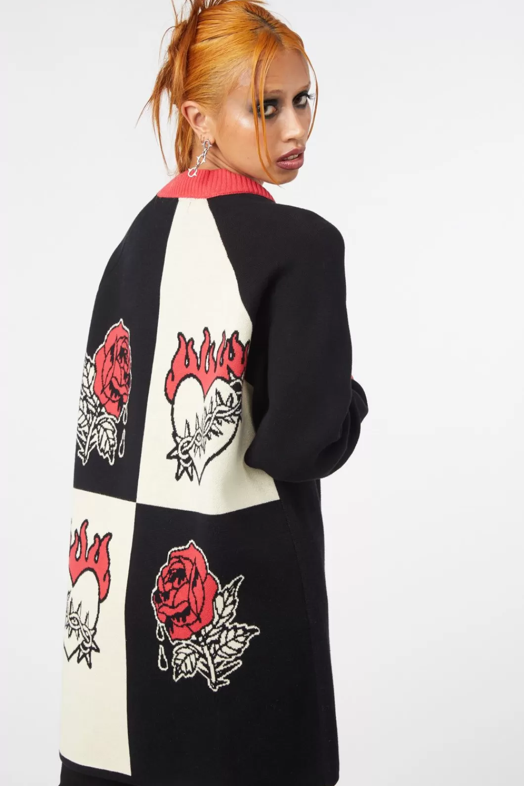 Knitwear & Cardis<Dangerfield Paint The Roses Cardi