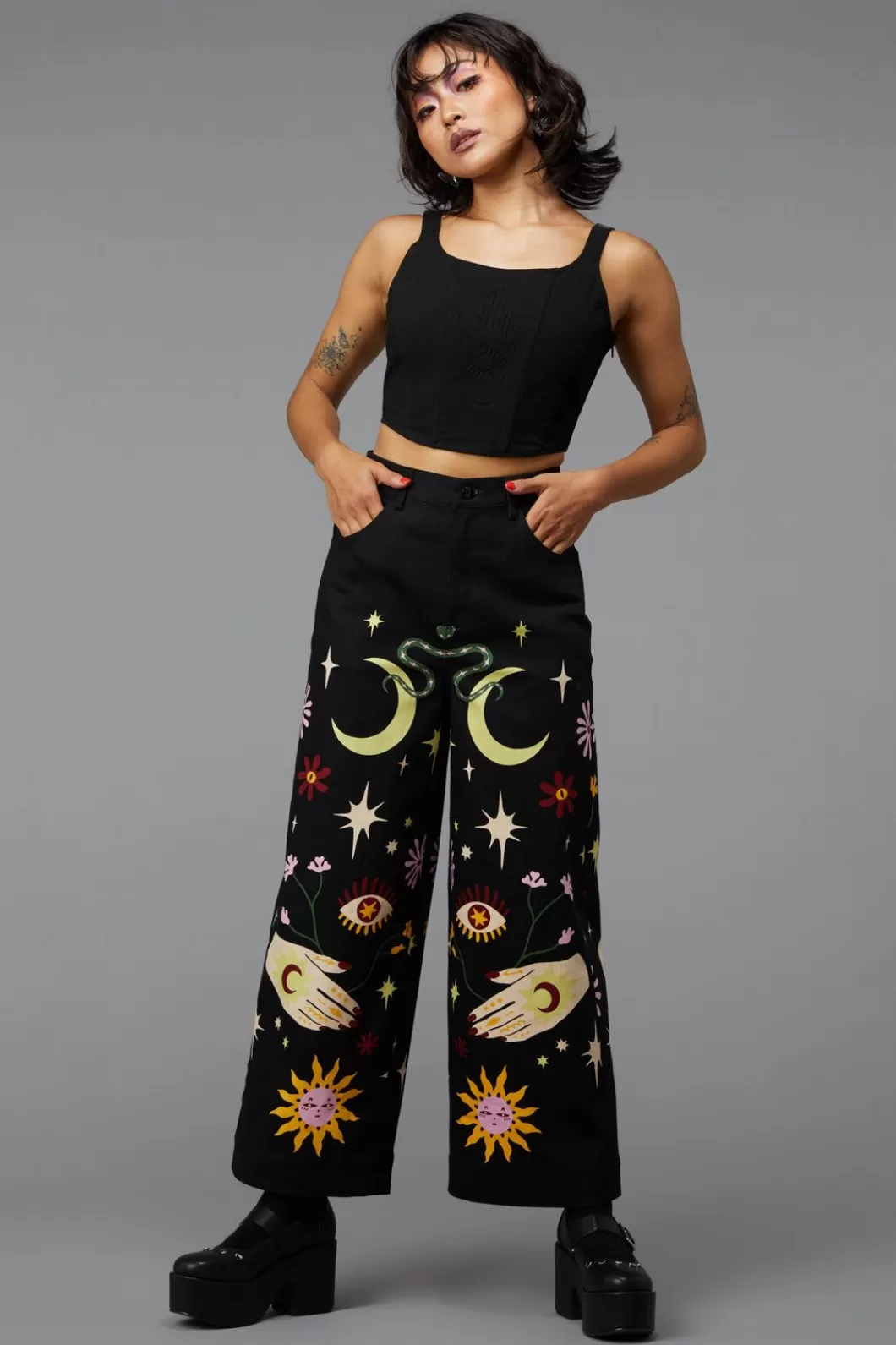 Pants & Jumpsuits<Black Friday Palmistry Pant