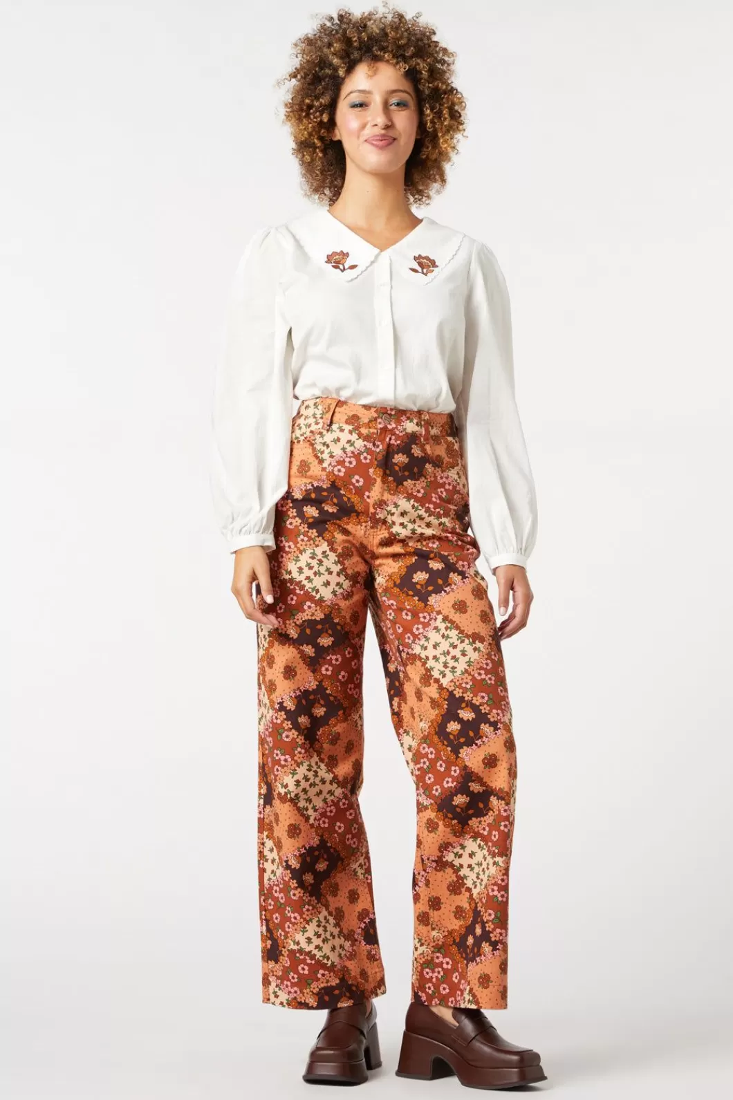 Pants & Jumpsuits<Princess Highway Patchwork Flower Jean