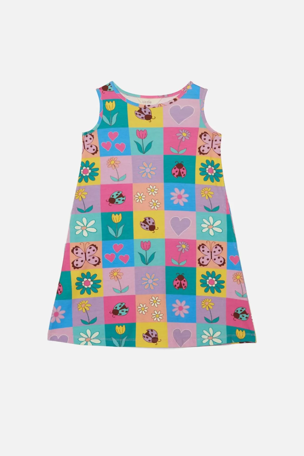 Dresses & Pinafores<Princess Highway Kids Patchwork Kids Jersey Dress