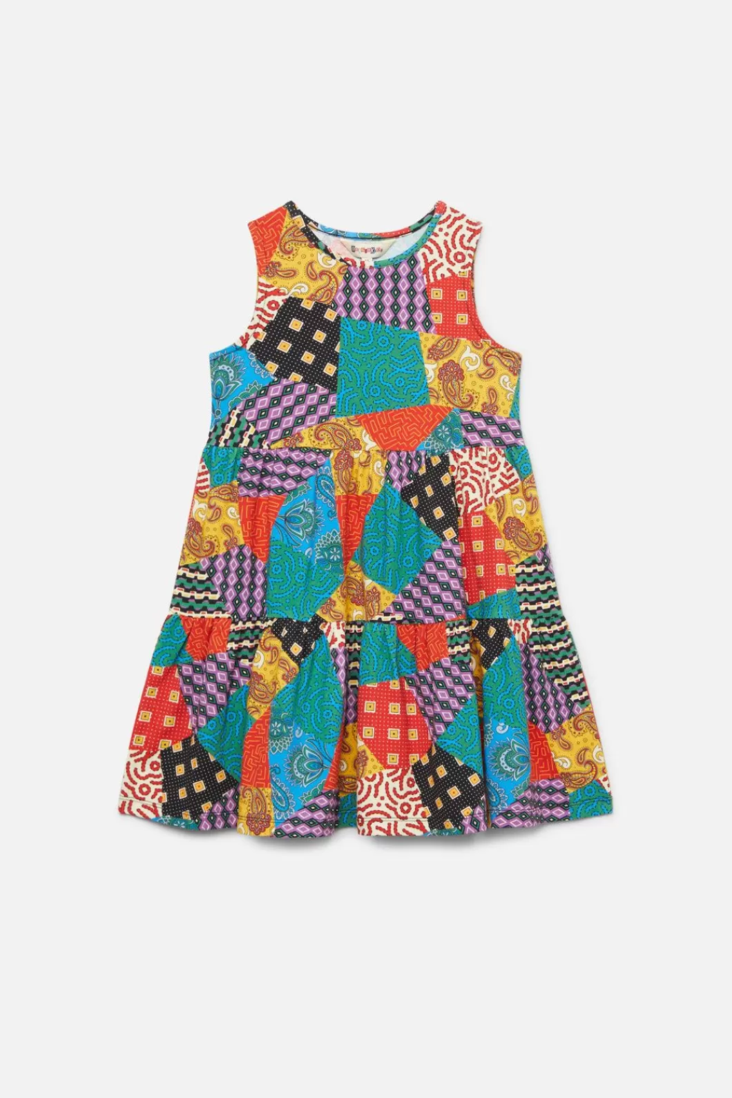 Dresses & Pinafores<Dangerkids Patchworkkidstiereddress