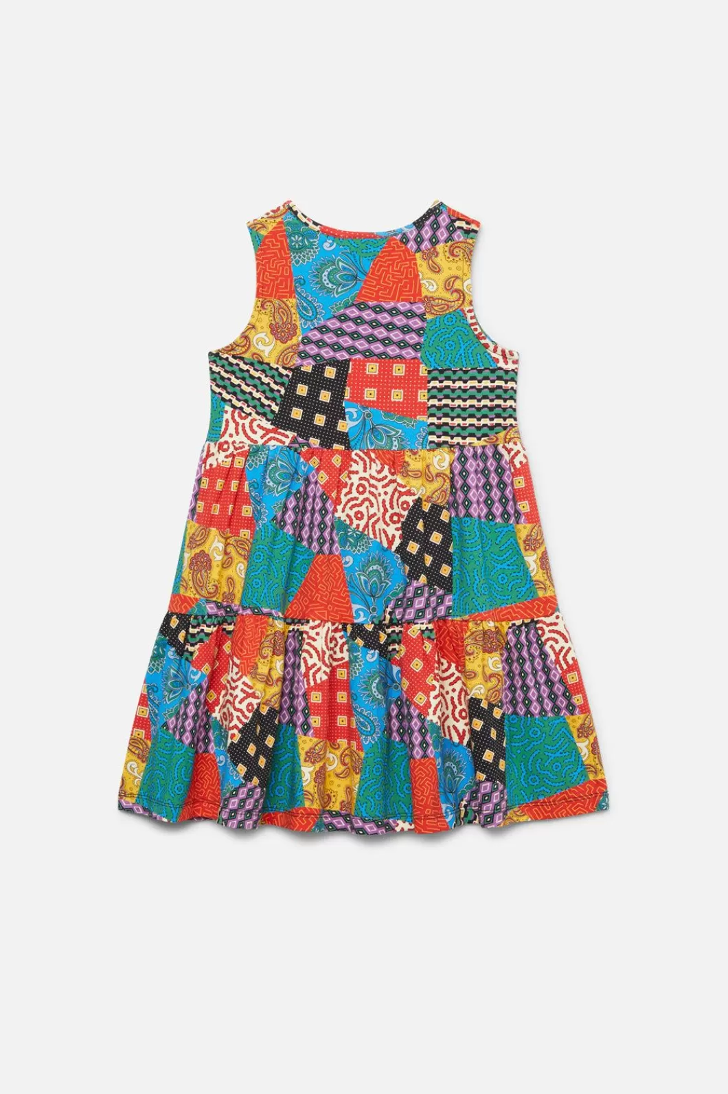 Dresses & Pinafores<Dangerkids Patchworkkidstiereddress