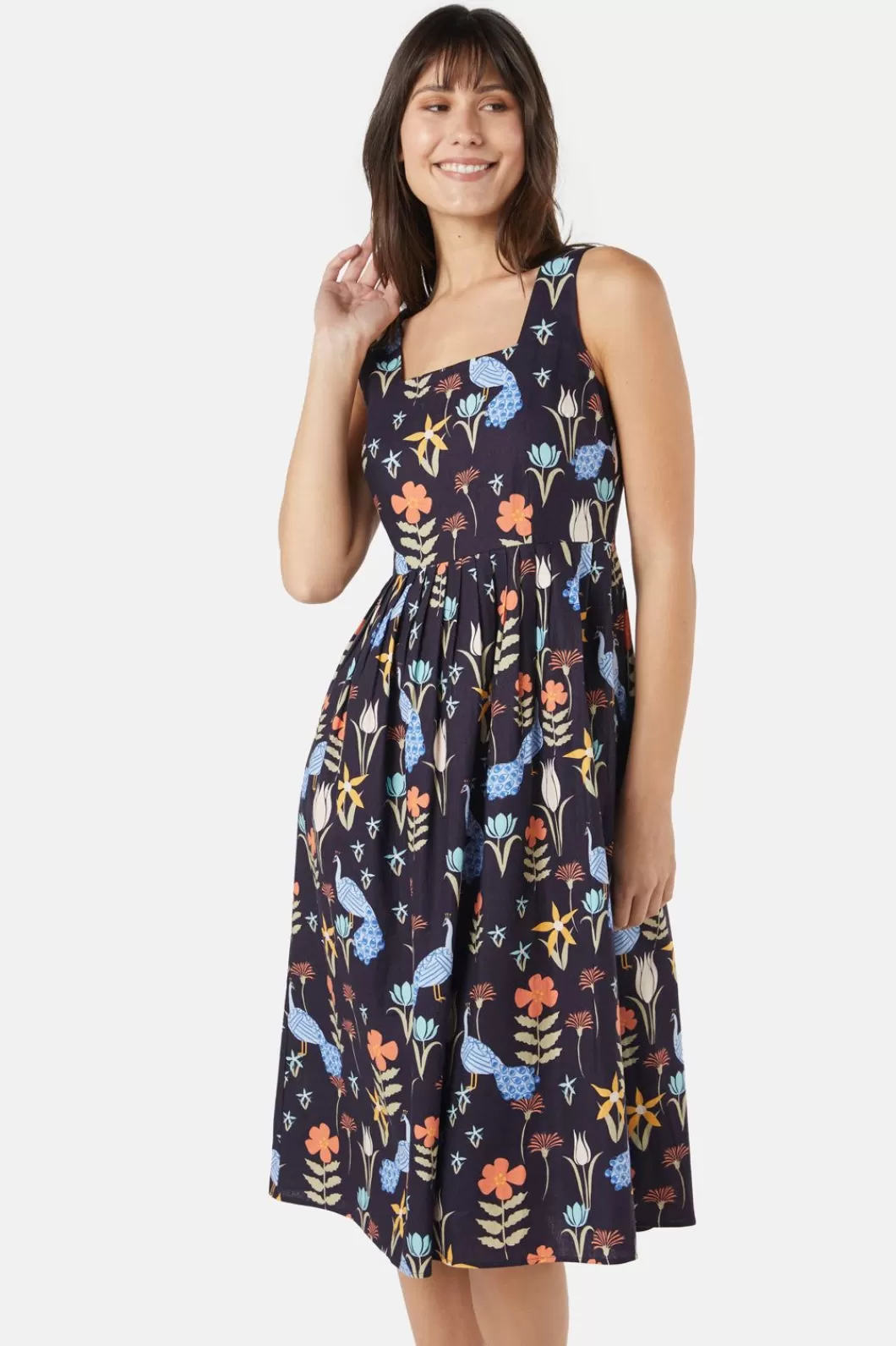 Dresses & Pinafores<Princess Highway Peacock Midi Dress