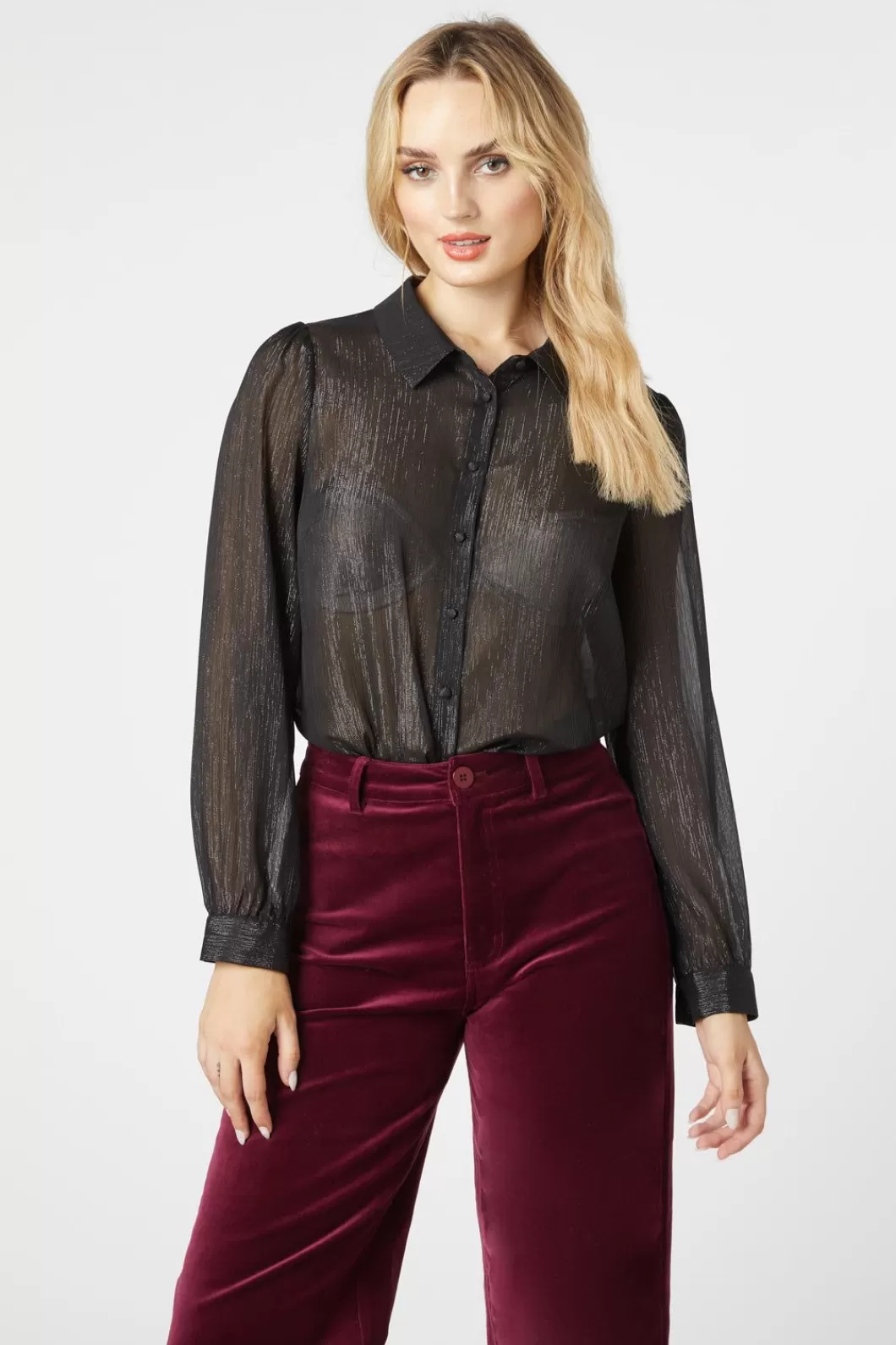 Blouses & Tops<Princess Highway Pearl Glitter Blouse